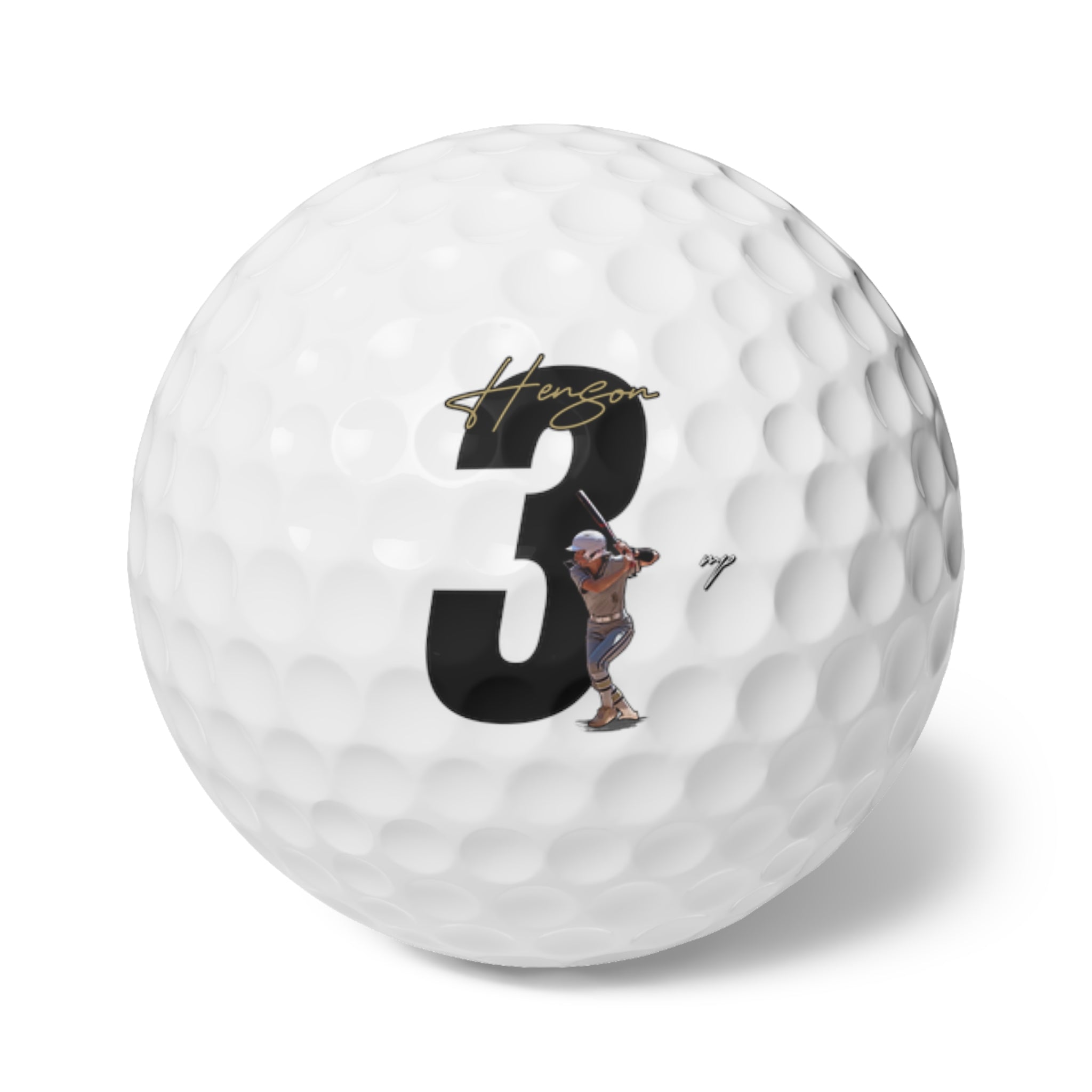 Nicki Henson Golf Balls, 6pc