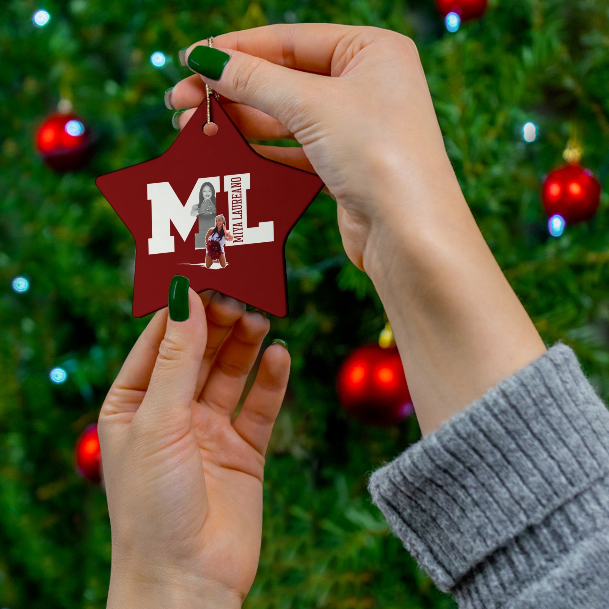 Miya Laureano Ceramic Ornament