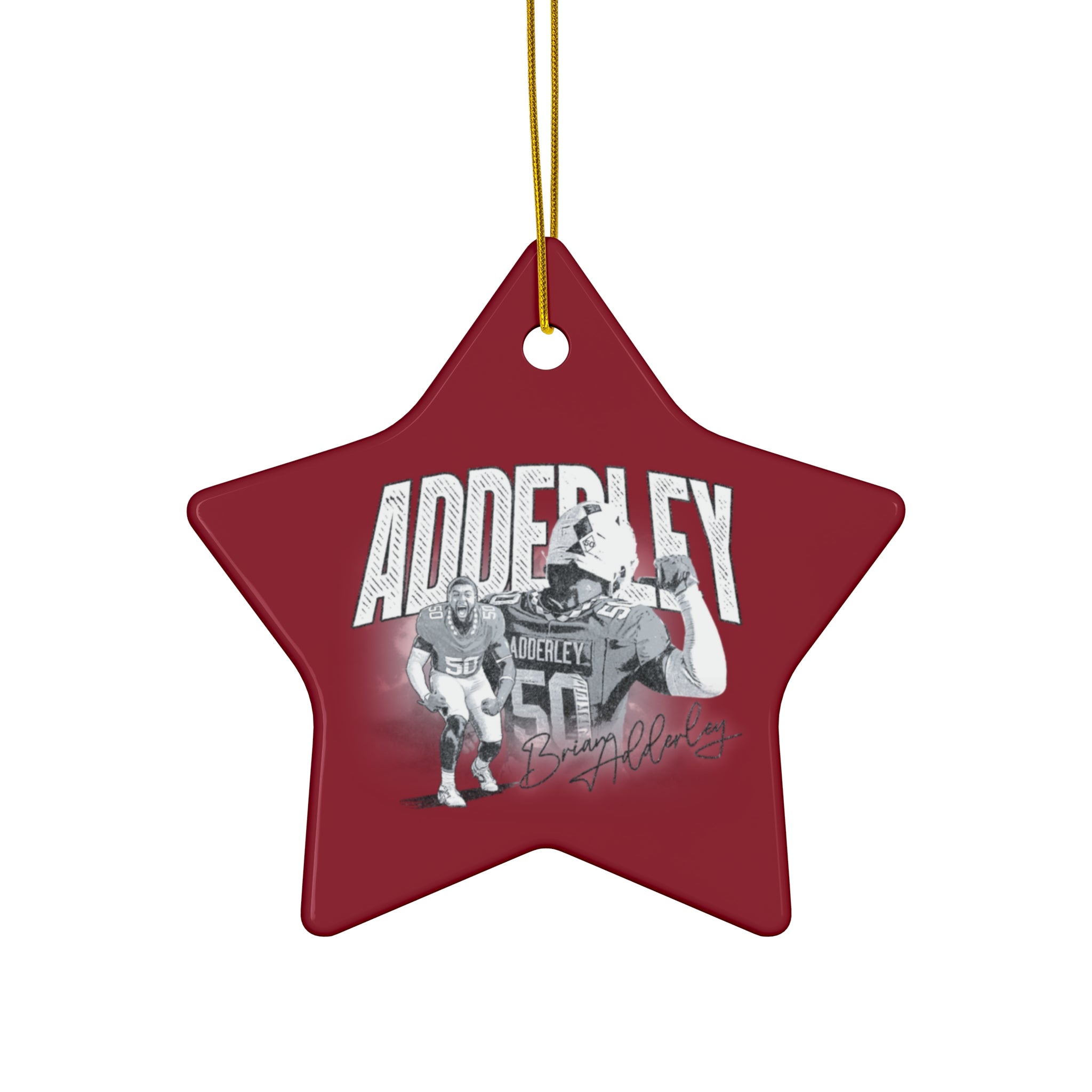 Brian Adderley Ceramic Ornament