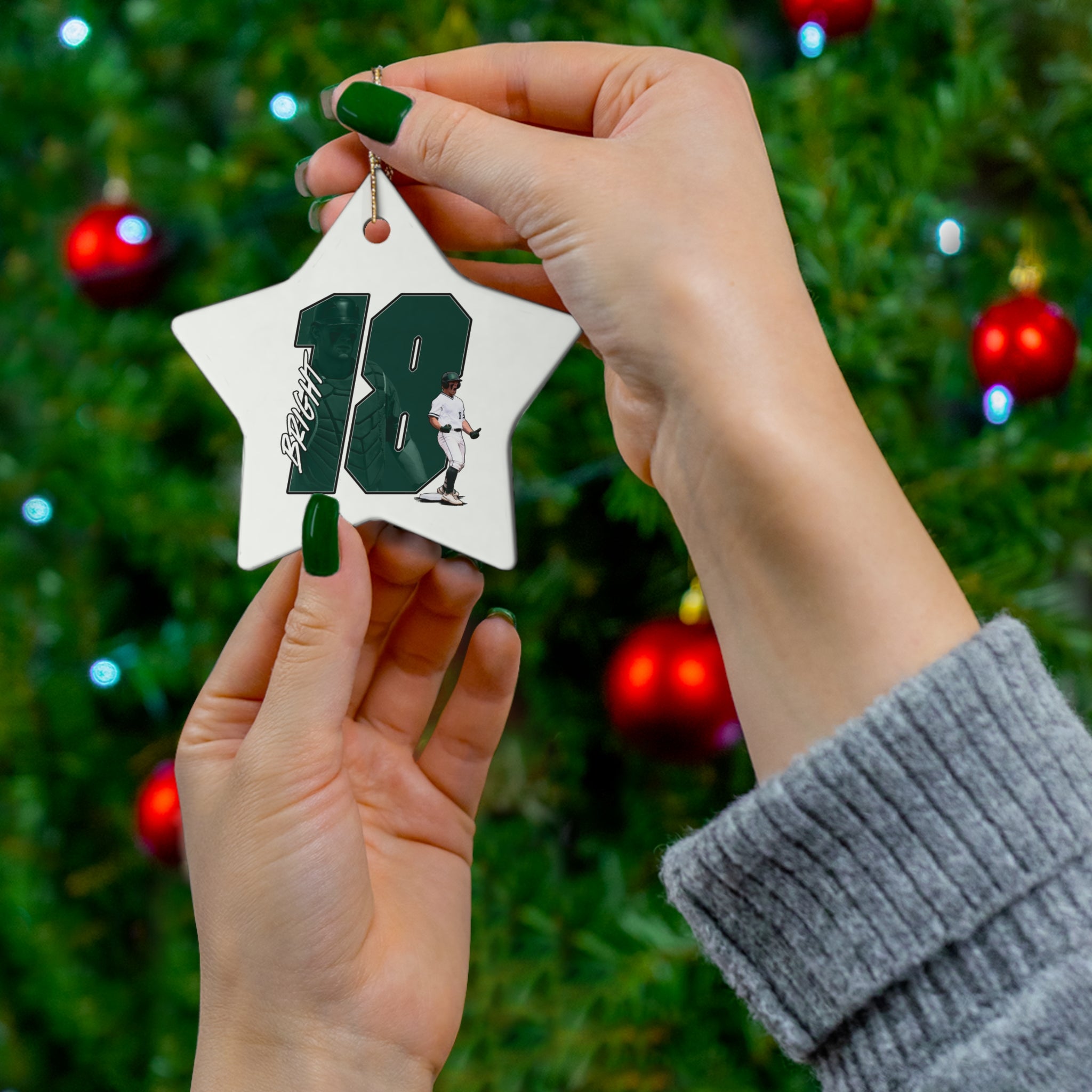 Noah Bright Ceramic Ornament