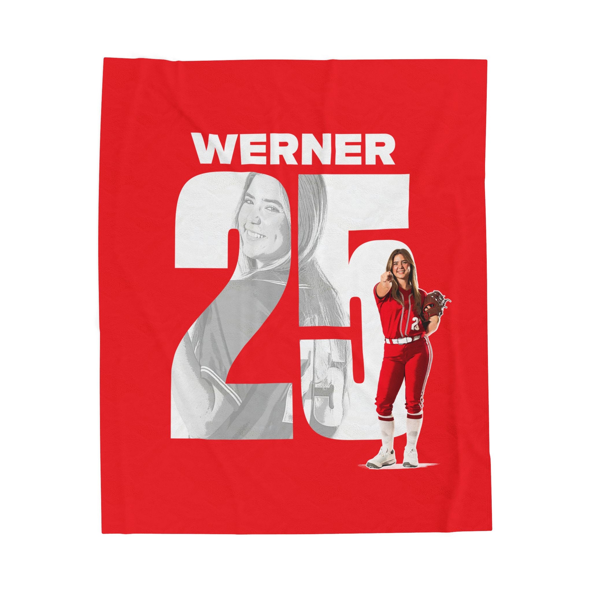Madison Werner Velveteen Plush Blanket