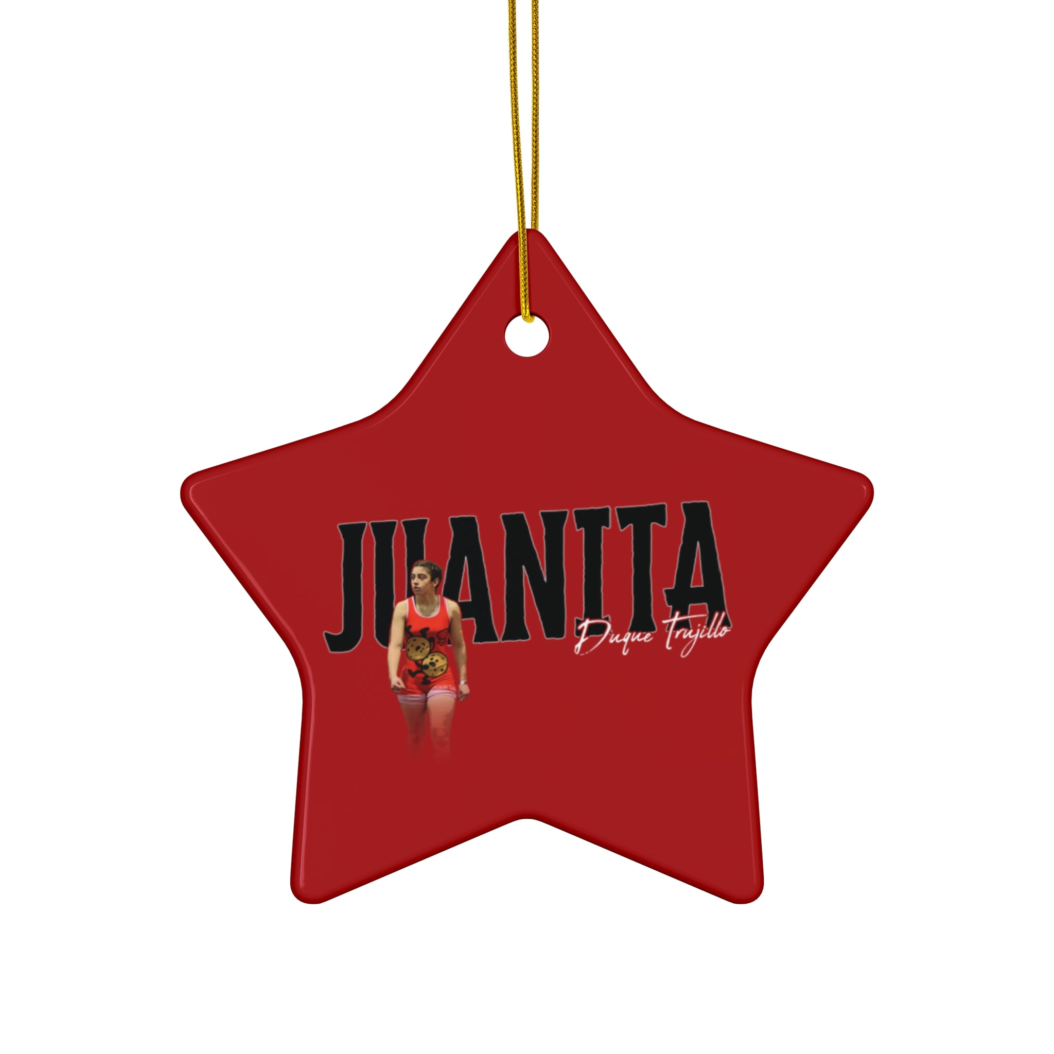 Juanita Duque Trujillo Ceramic Ornament