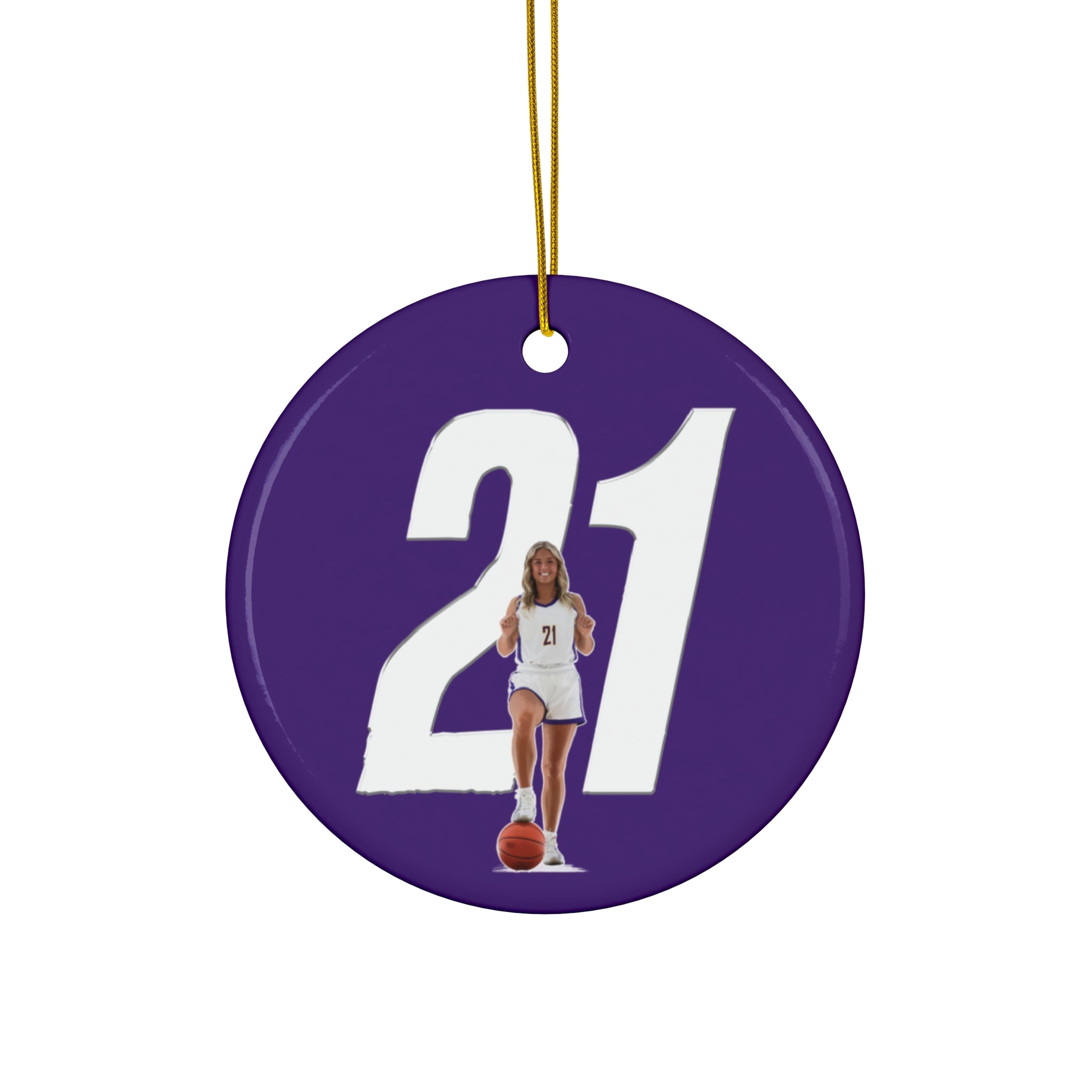 Mya Skelton Ceramic Ornament