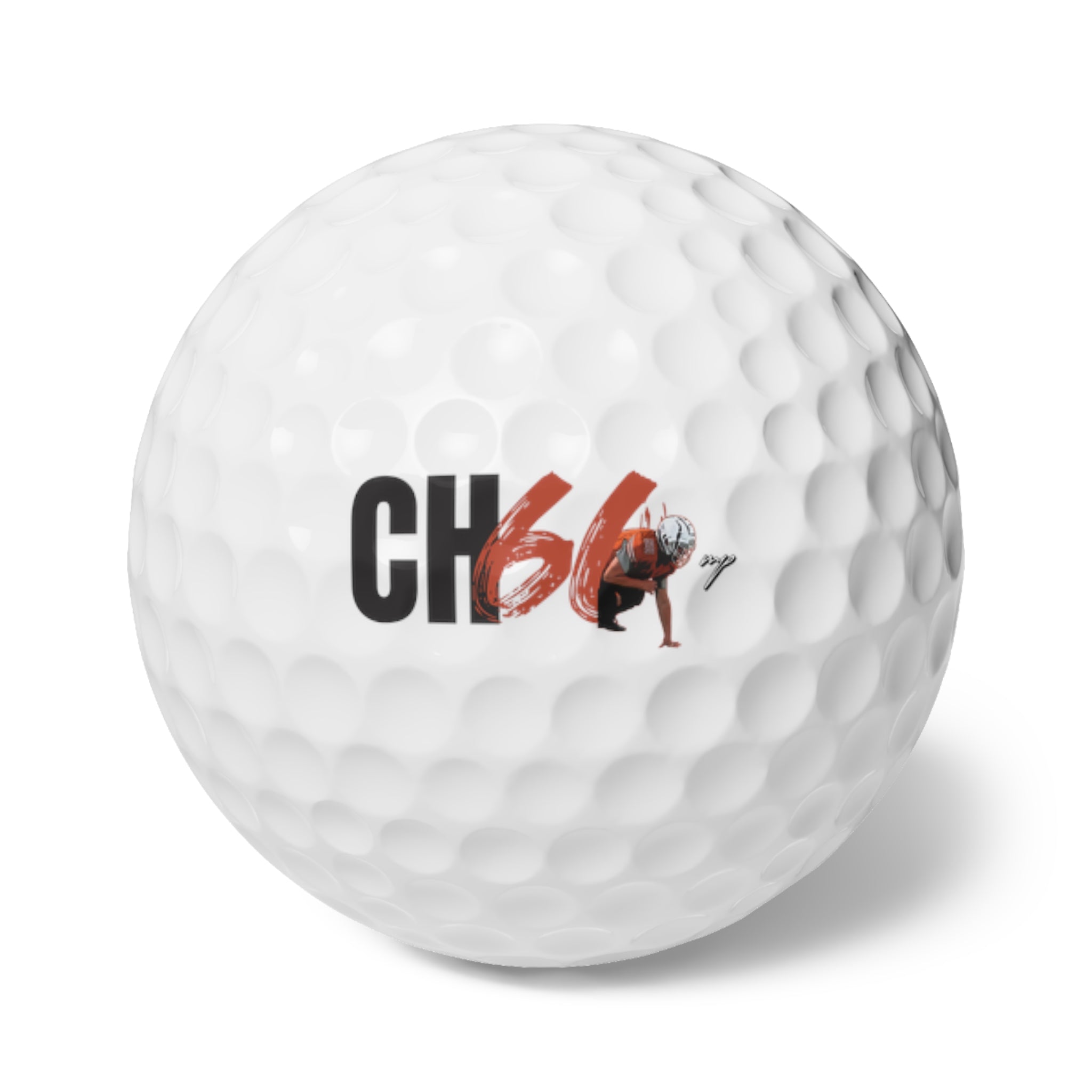 Carl Hefner Golf Balls, 6pc