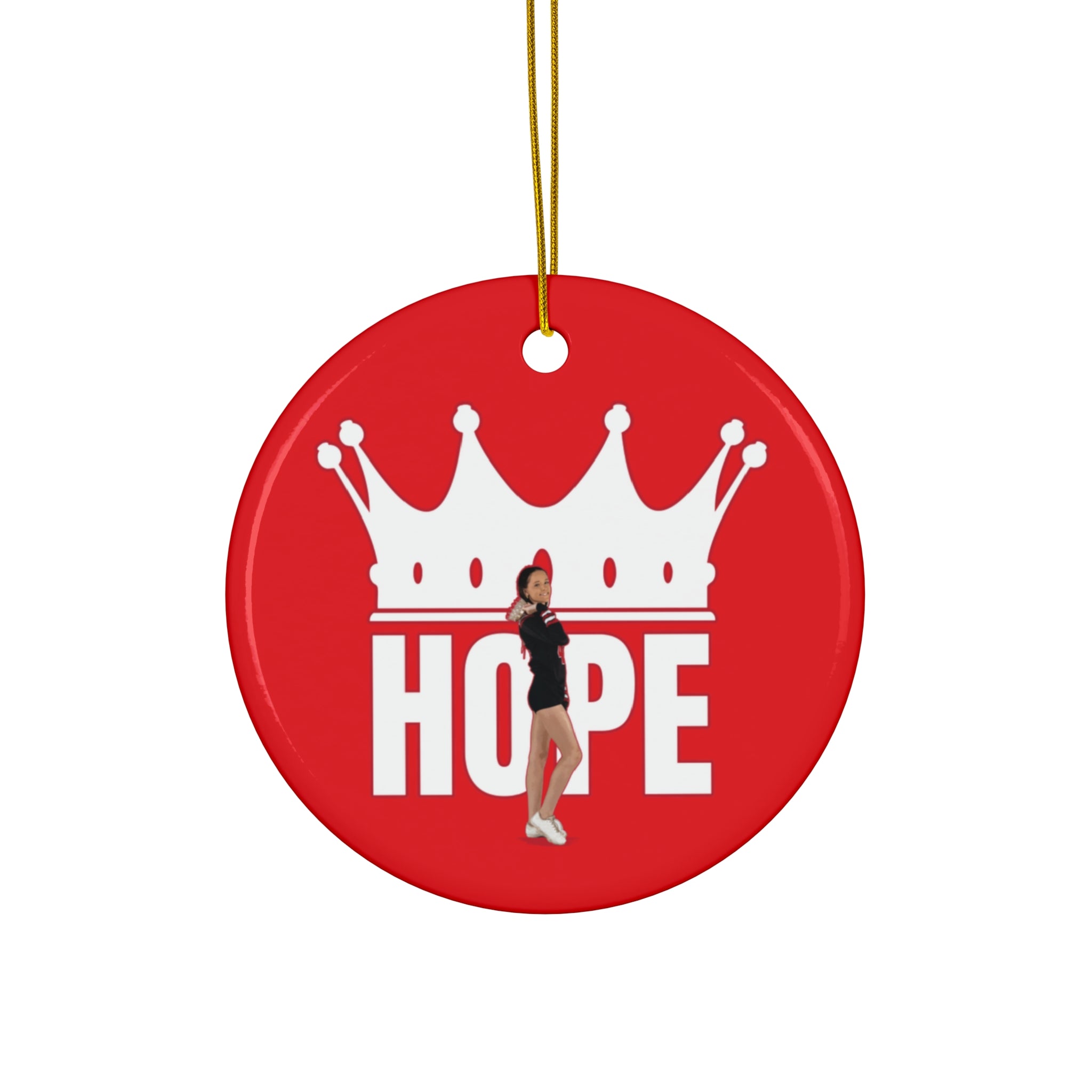 Hope Bockskopf Ceramic Ornament