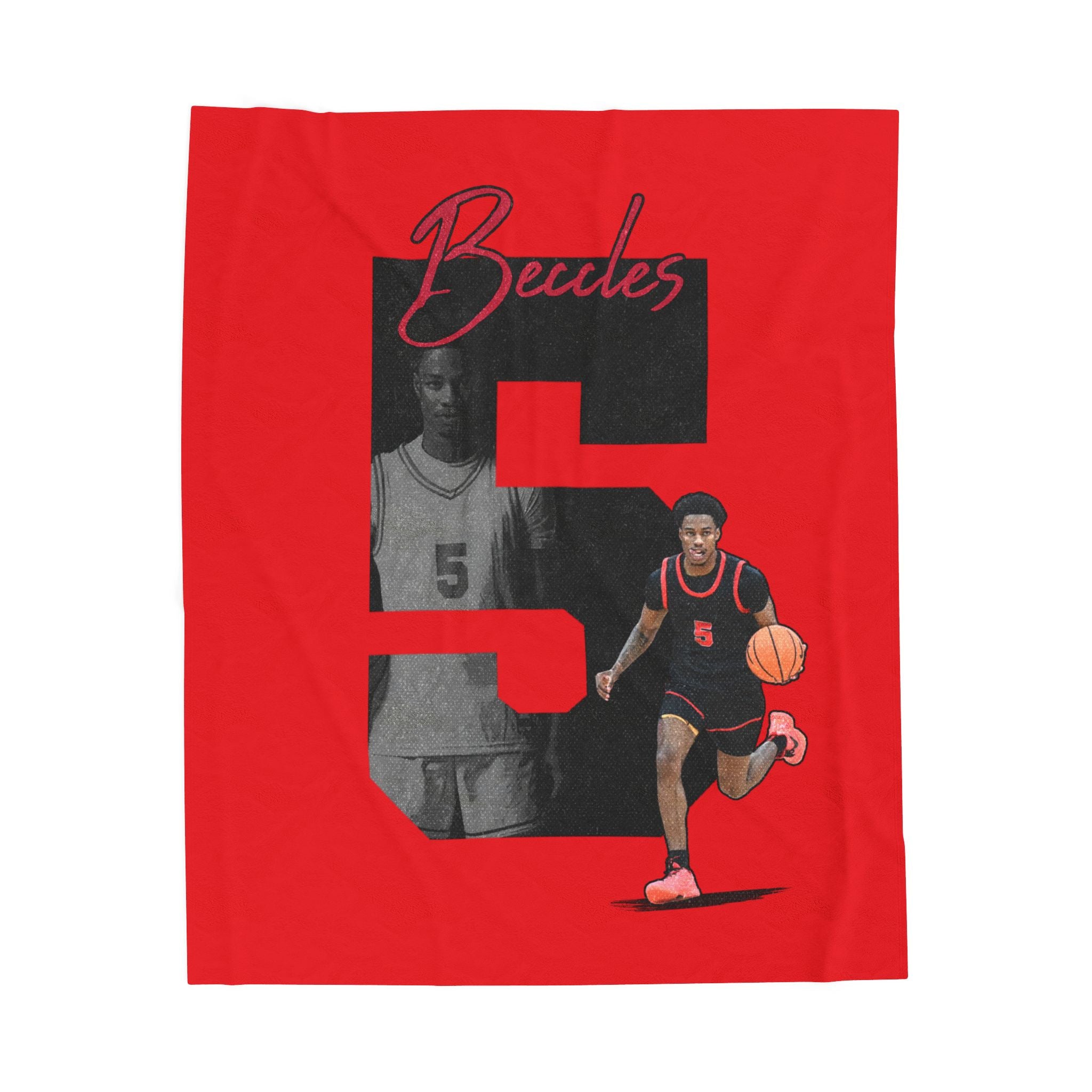 Jacob Beccles Velveteen Plush Blanket