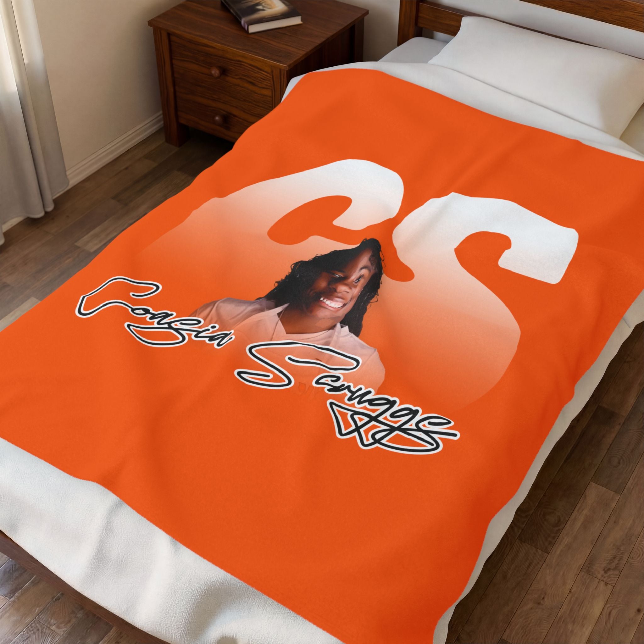 Coasia Scruggs Velveteen Plush Blanket