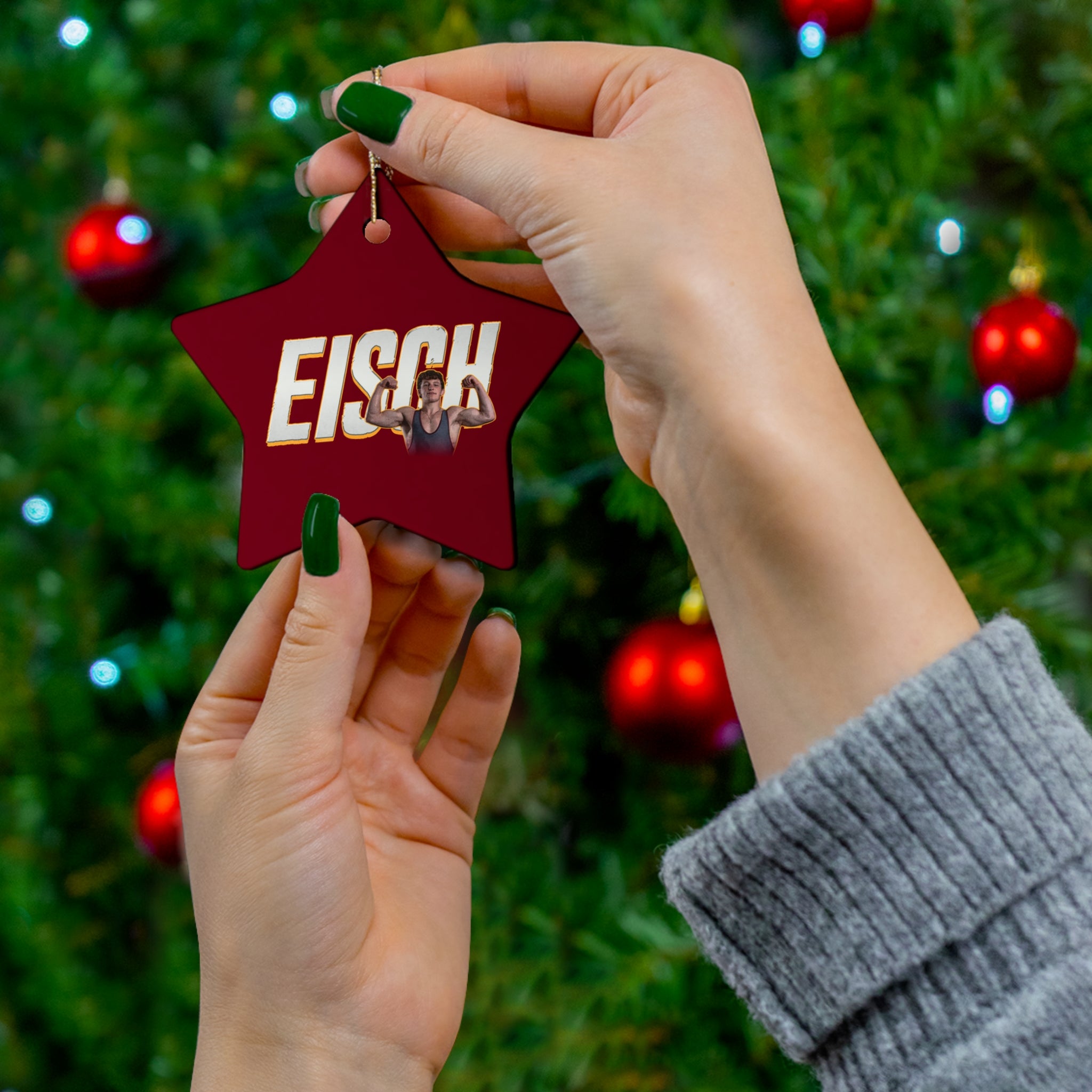 Jager Eisch Ceramic Ornament