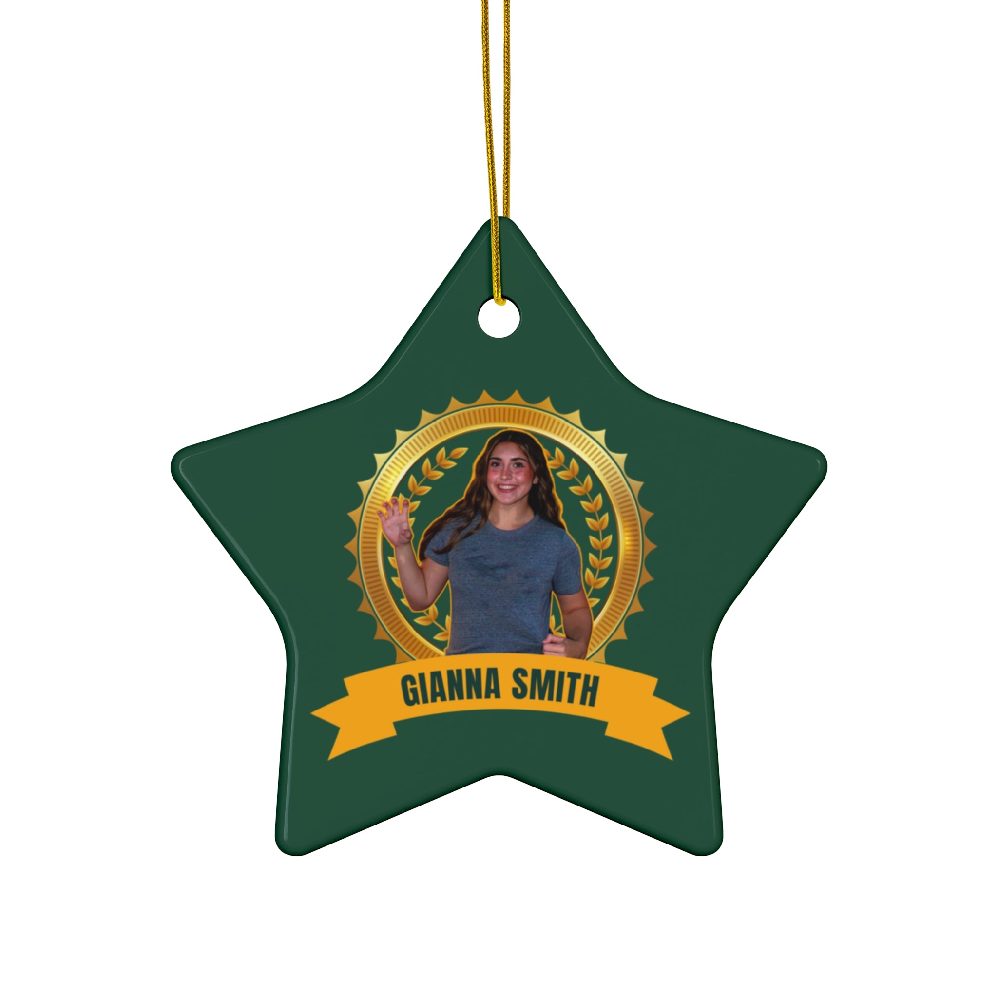 Gianna Smith Ceramic Ornament