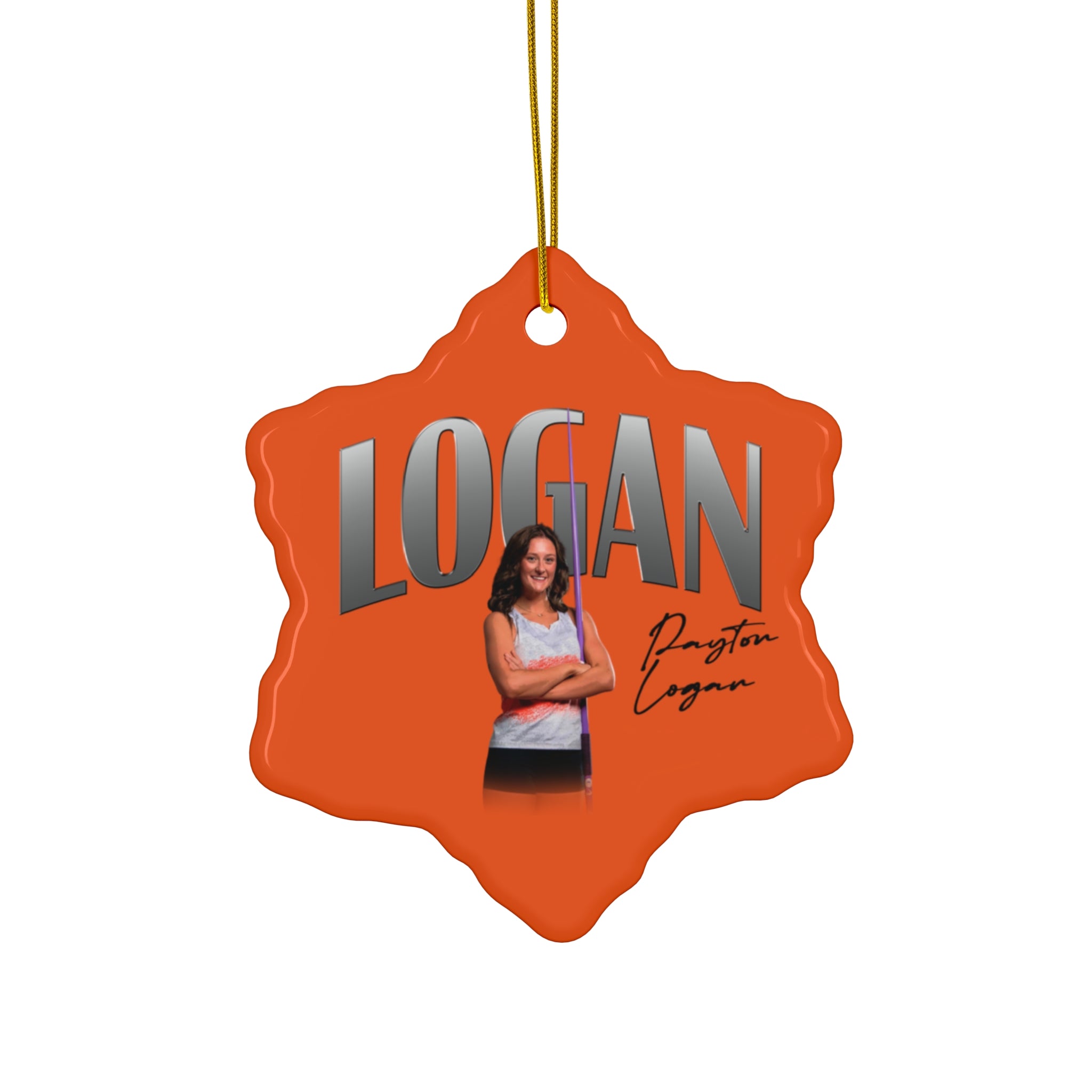 Payton Logan Ceramic Ornament