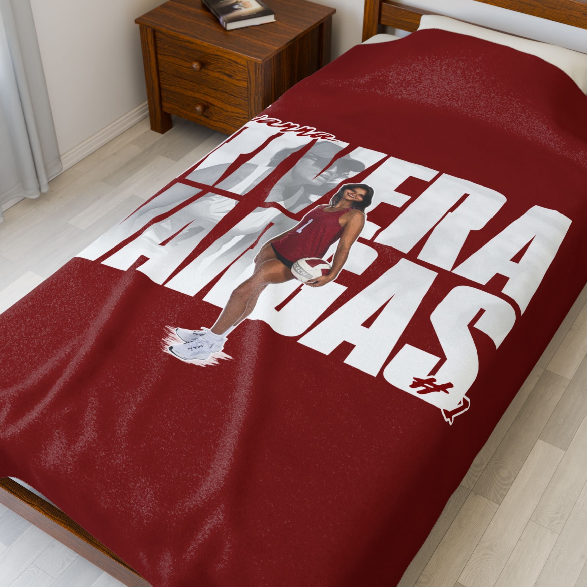 Ivanna Rivera Vargas Velveteen Plush Blanket