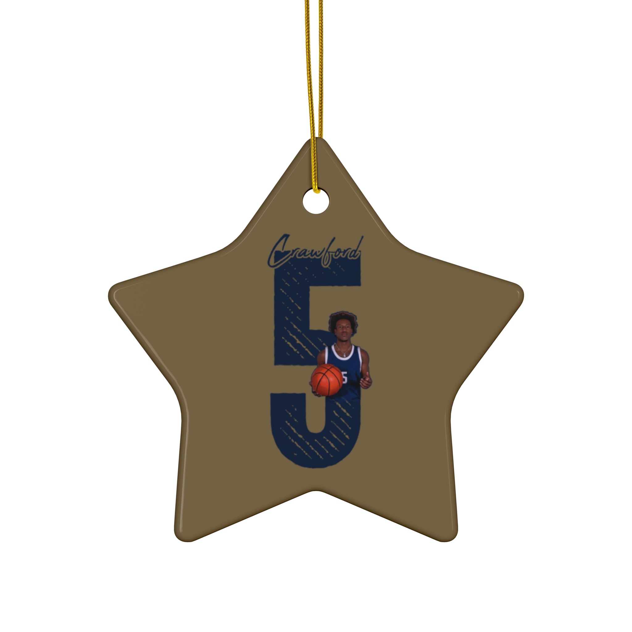 Jayden Crawford Ceramic Ornament