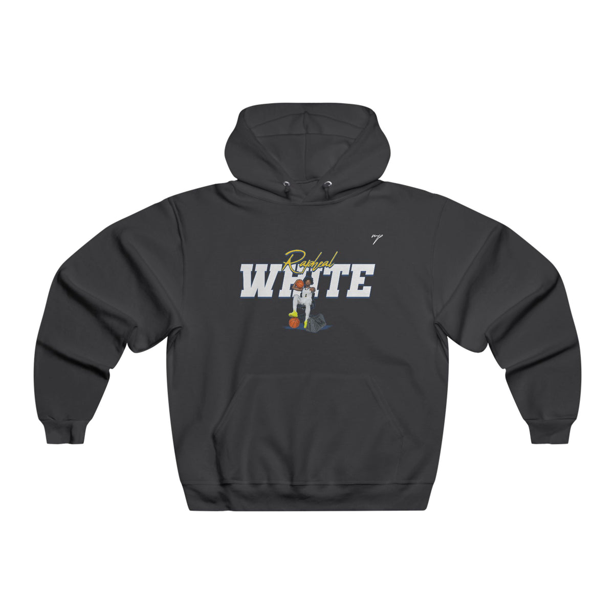 Rapheal White Vintage Hoodie
