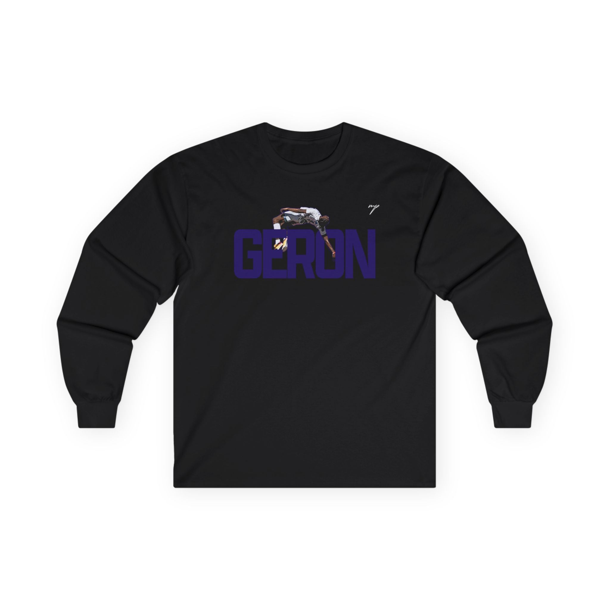Geron White Long Sleeve Tee