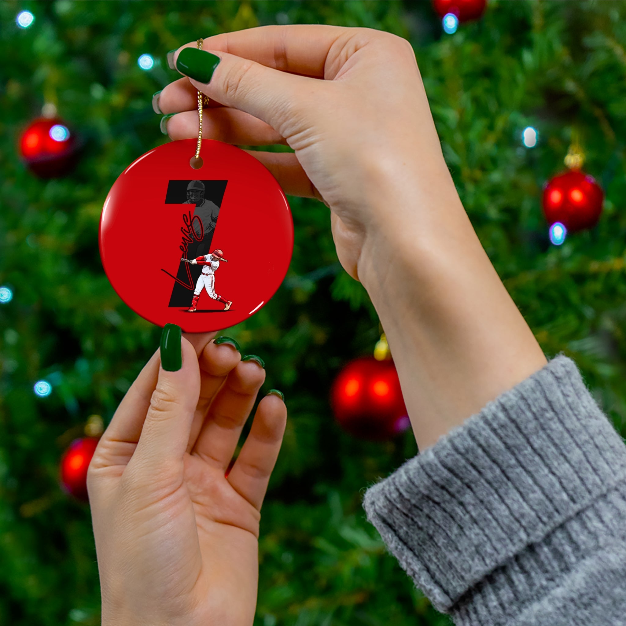 Kendra Lewis Ceramic Ornament