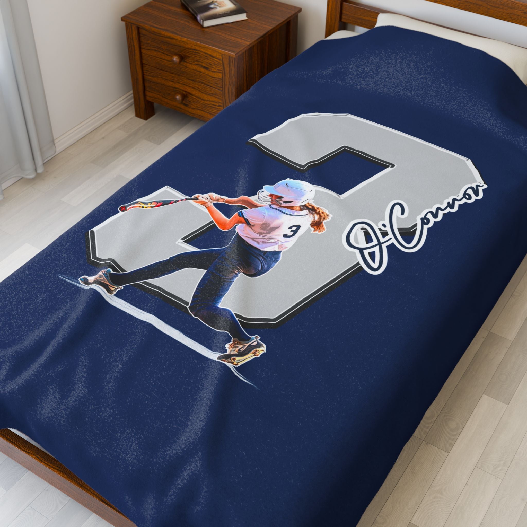 Kayleigh O'Connor Velveteen Plush Blanket