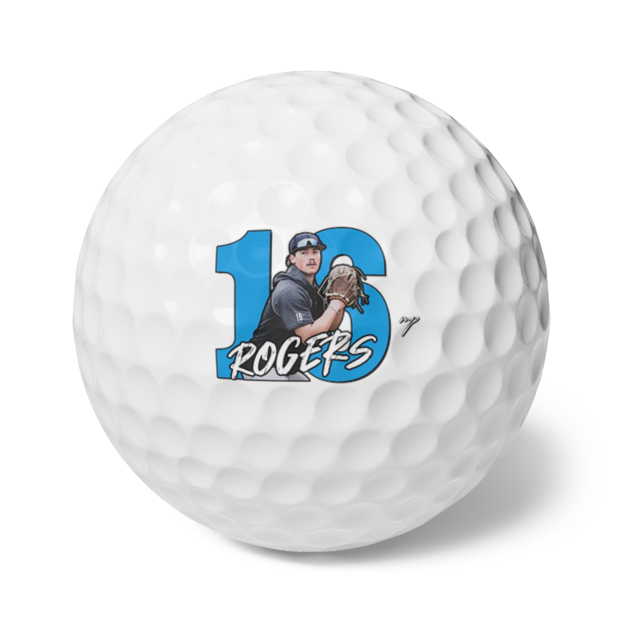 Gus Rogers Golf Balls, 6pc