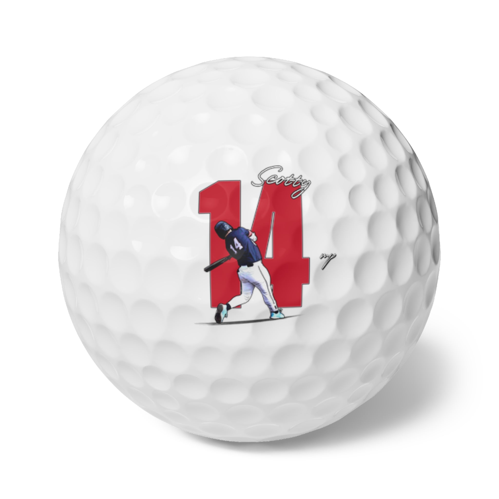 Scott LaMountain Golf Balls, 6pc