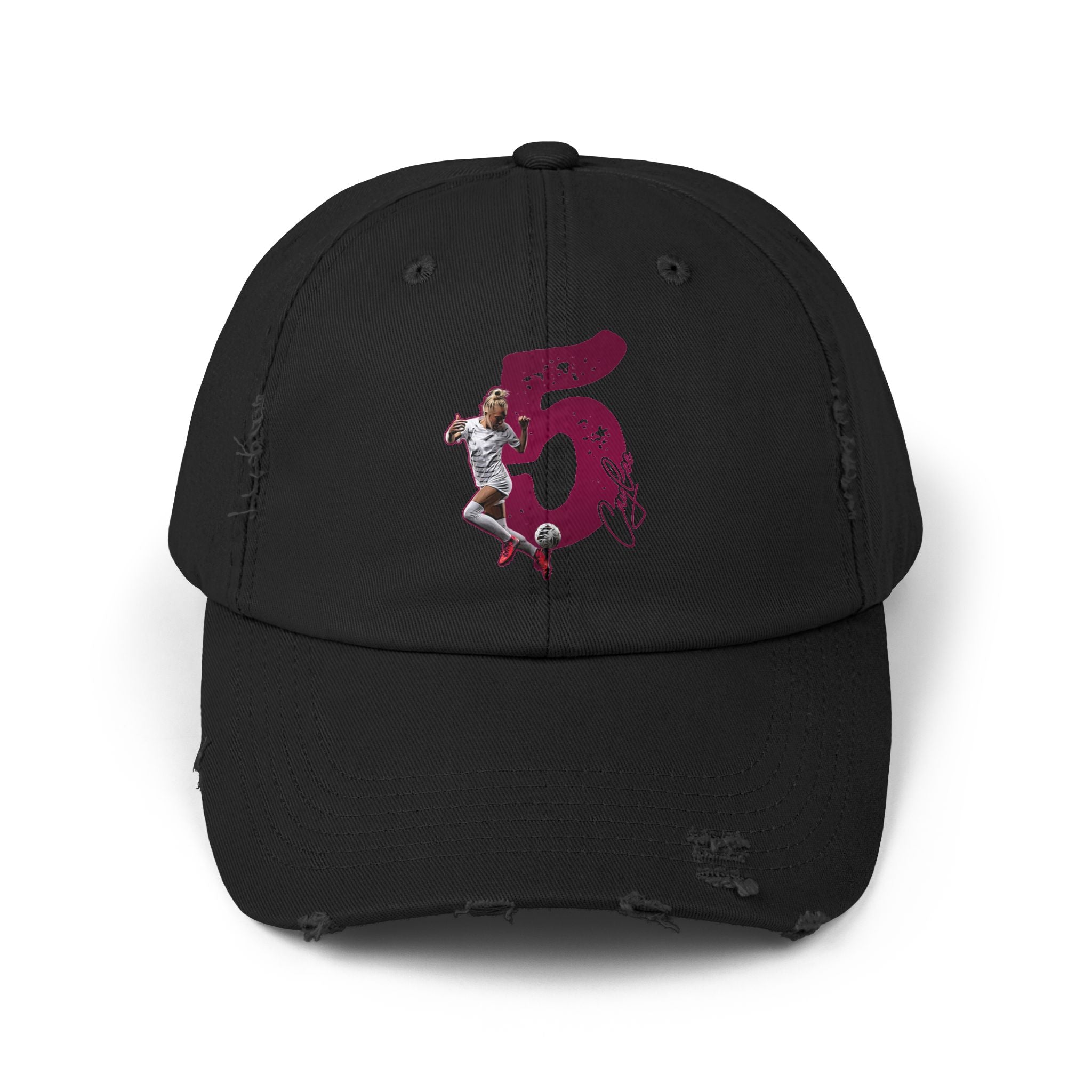 Caylee Kerr Distressed Dad Cap