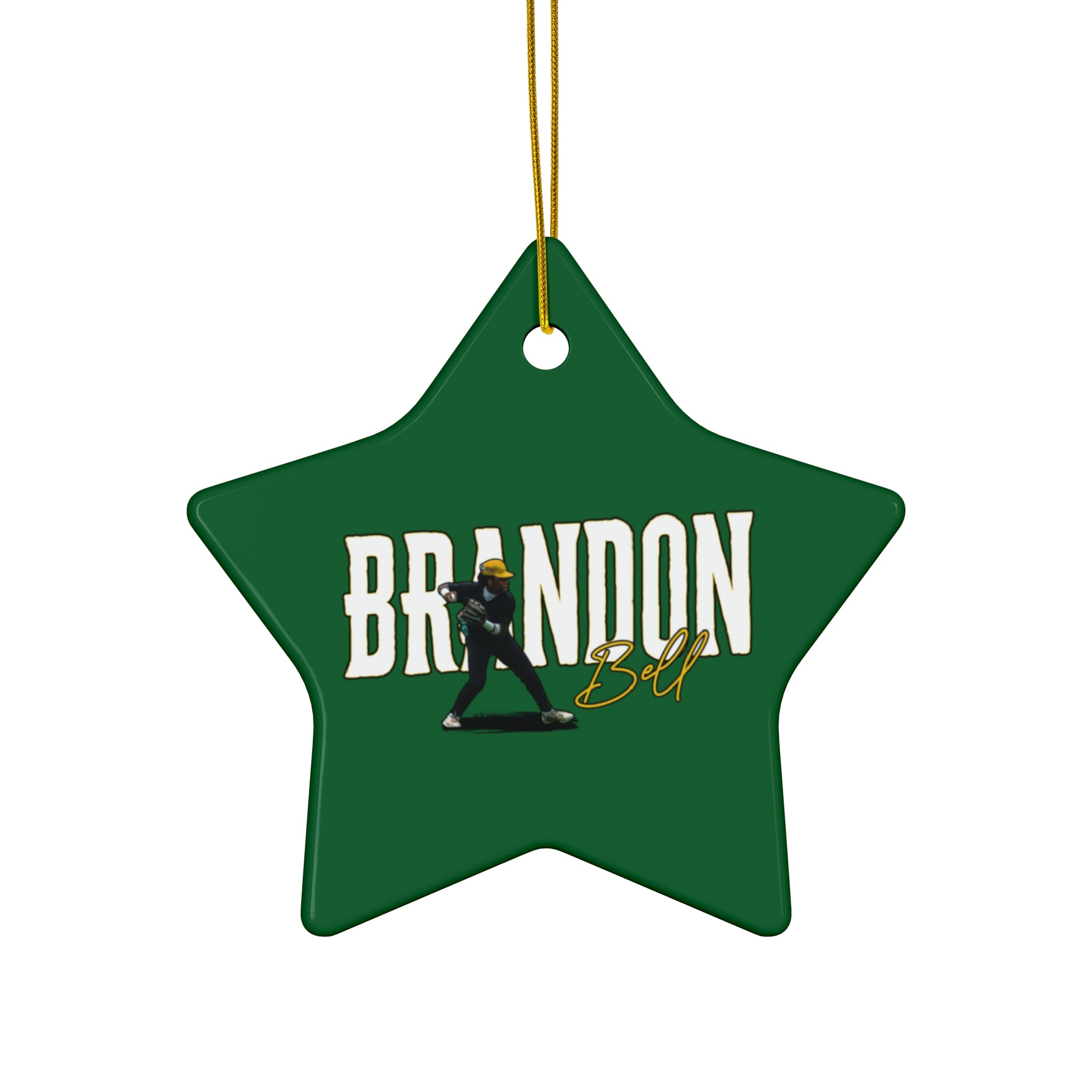 Brandon Bell Ceramic Ornament