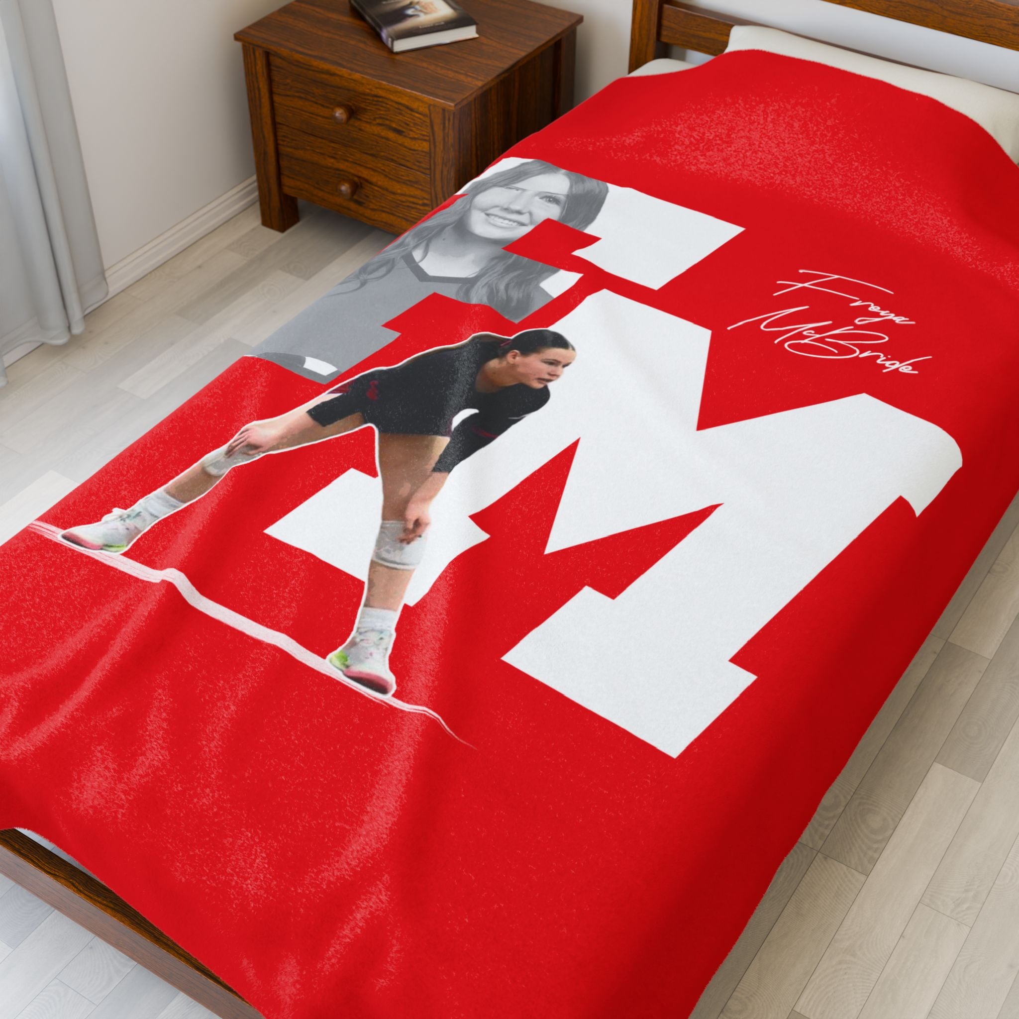 Freya McBride Velveteen Plush Blanket
