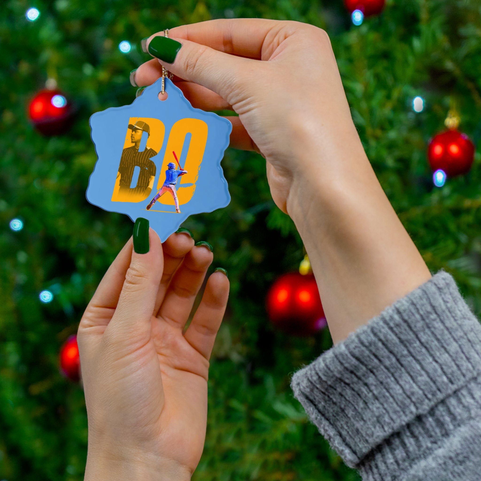 Boaz Rice Ceramic Ornament