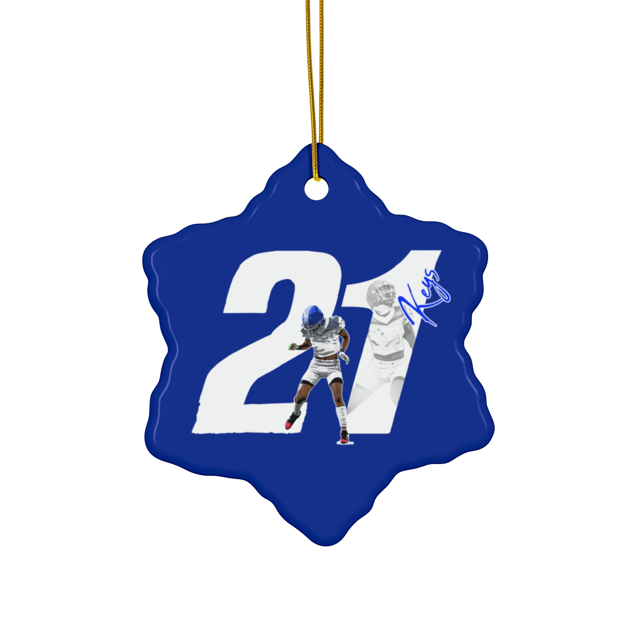 Quinn Keys Ceramic Ornament