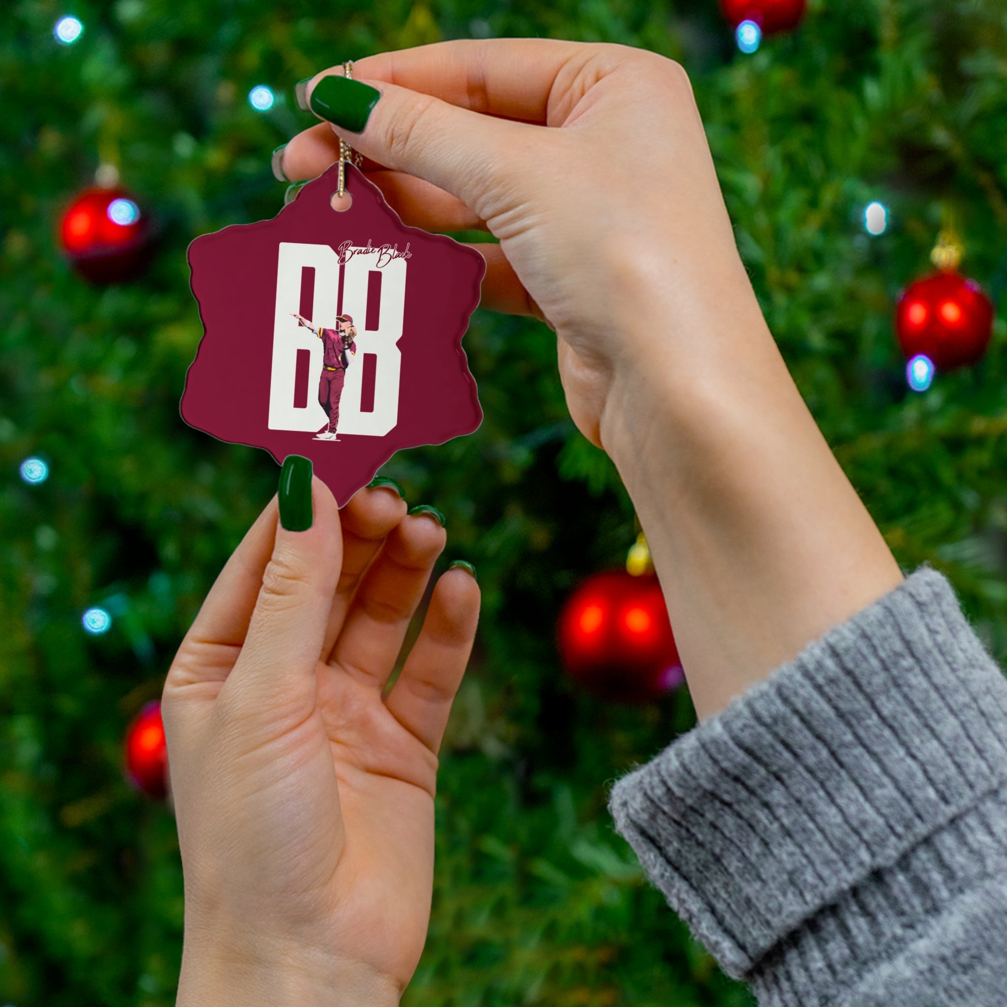Bradie Black Ornament