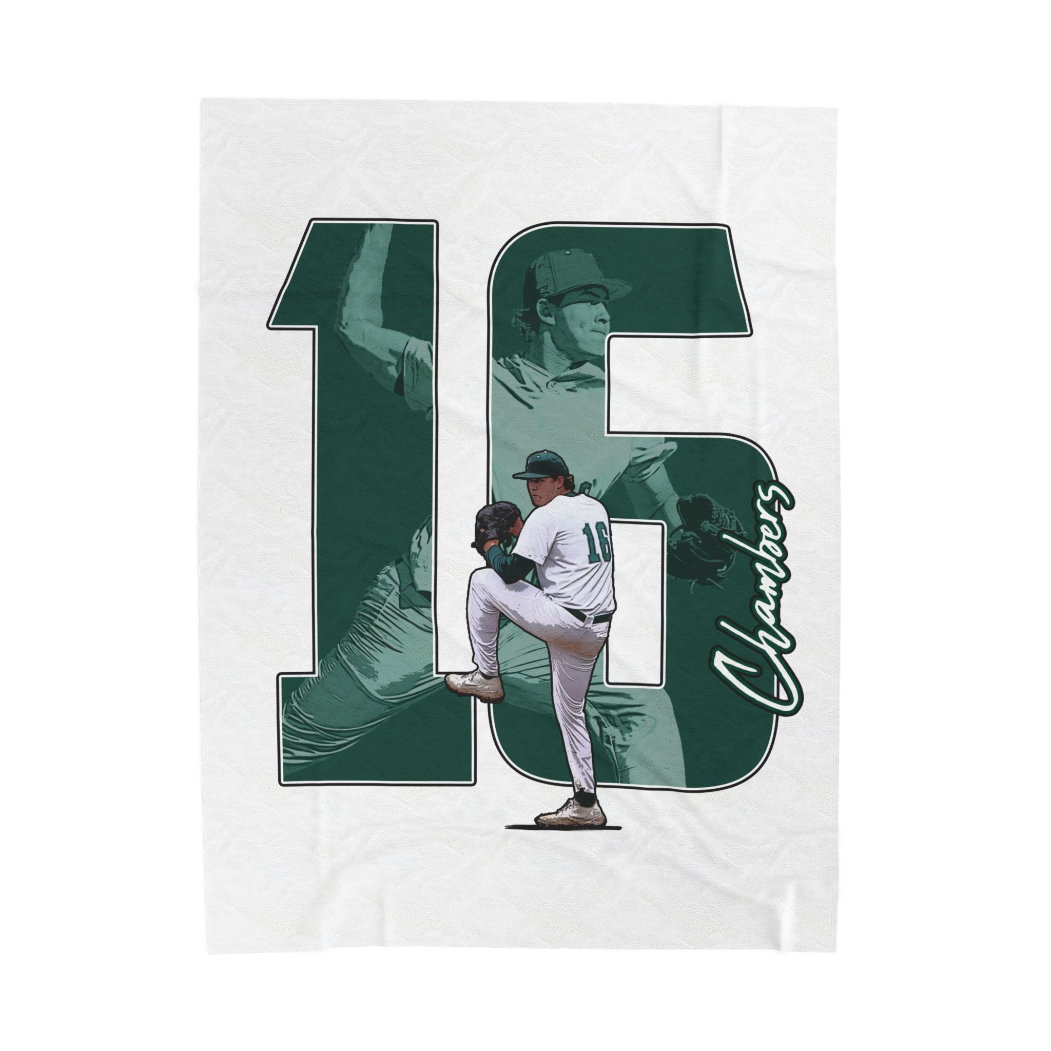 Brady Chambers Velveteen Plush Blanket