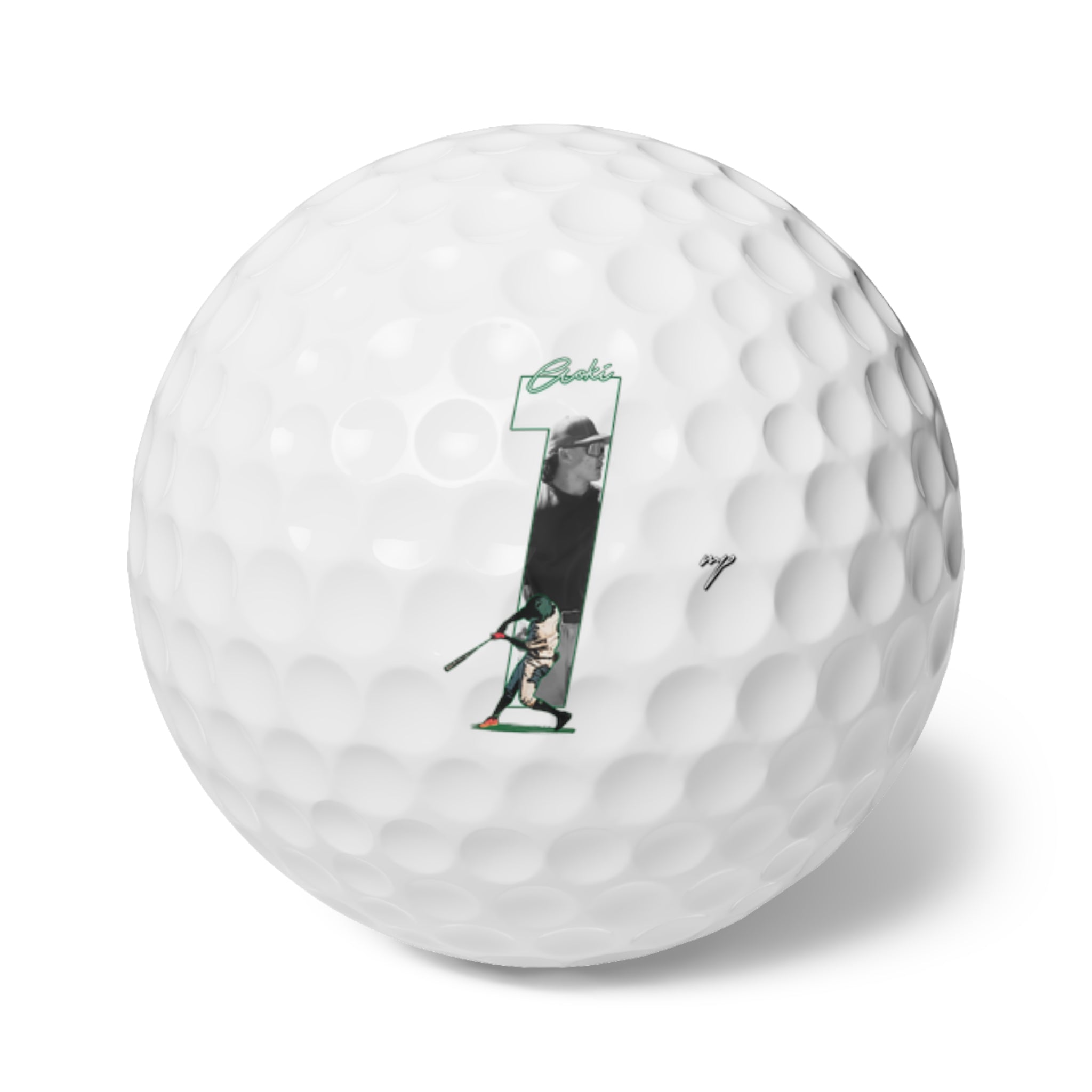 Tanner Aoki Golf Balls, 6pc