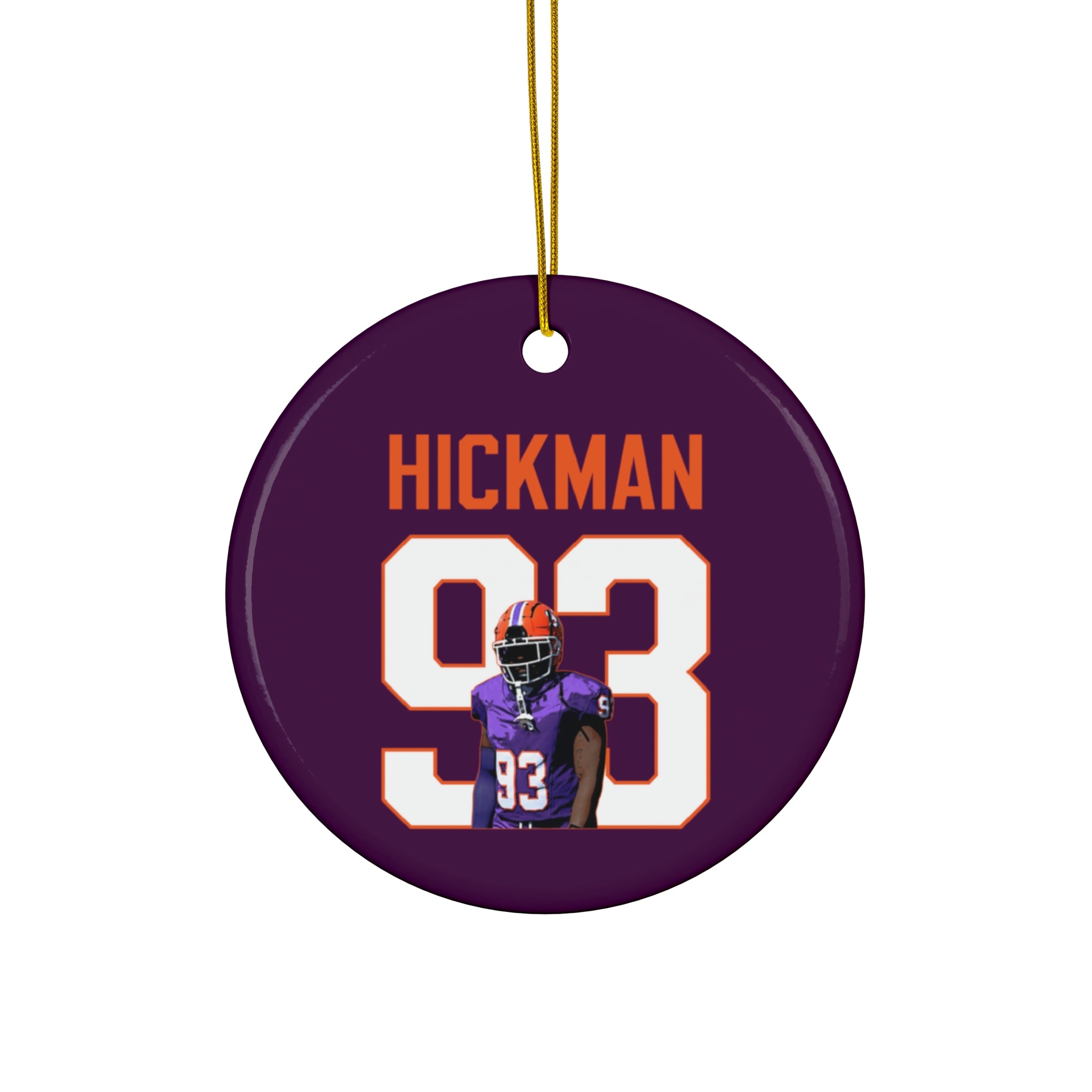 Thomas Hickman Ceramic Ornament