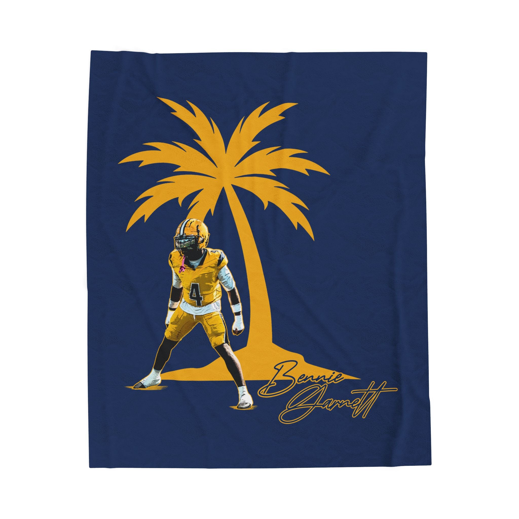 Bennie Garnett Velveteen Plush Blanket
