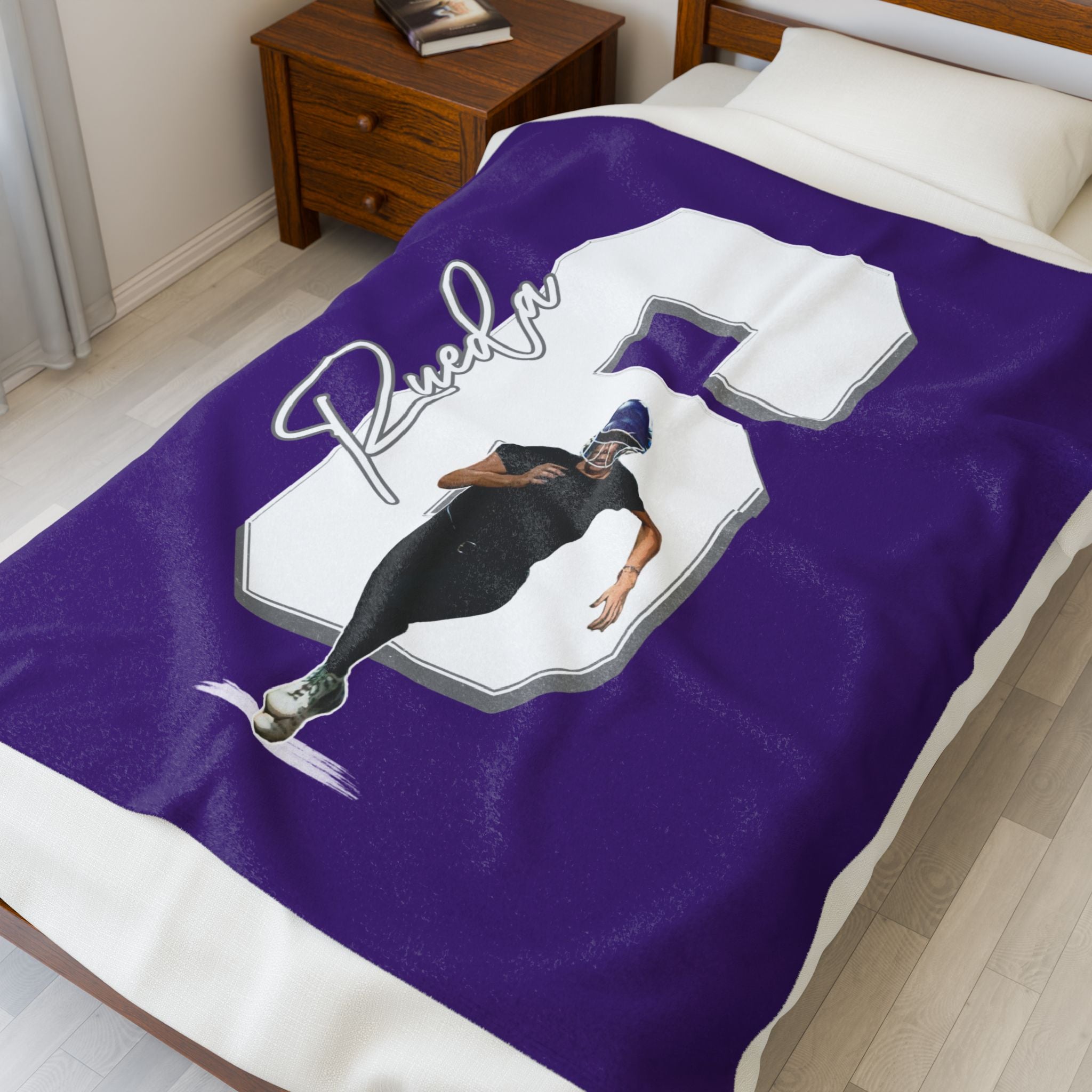Izzy Rueda Velveteen Plush Blanket