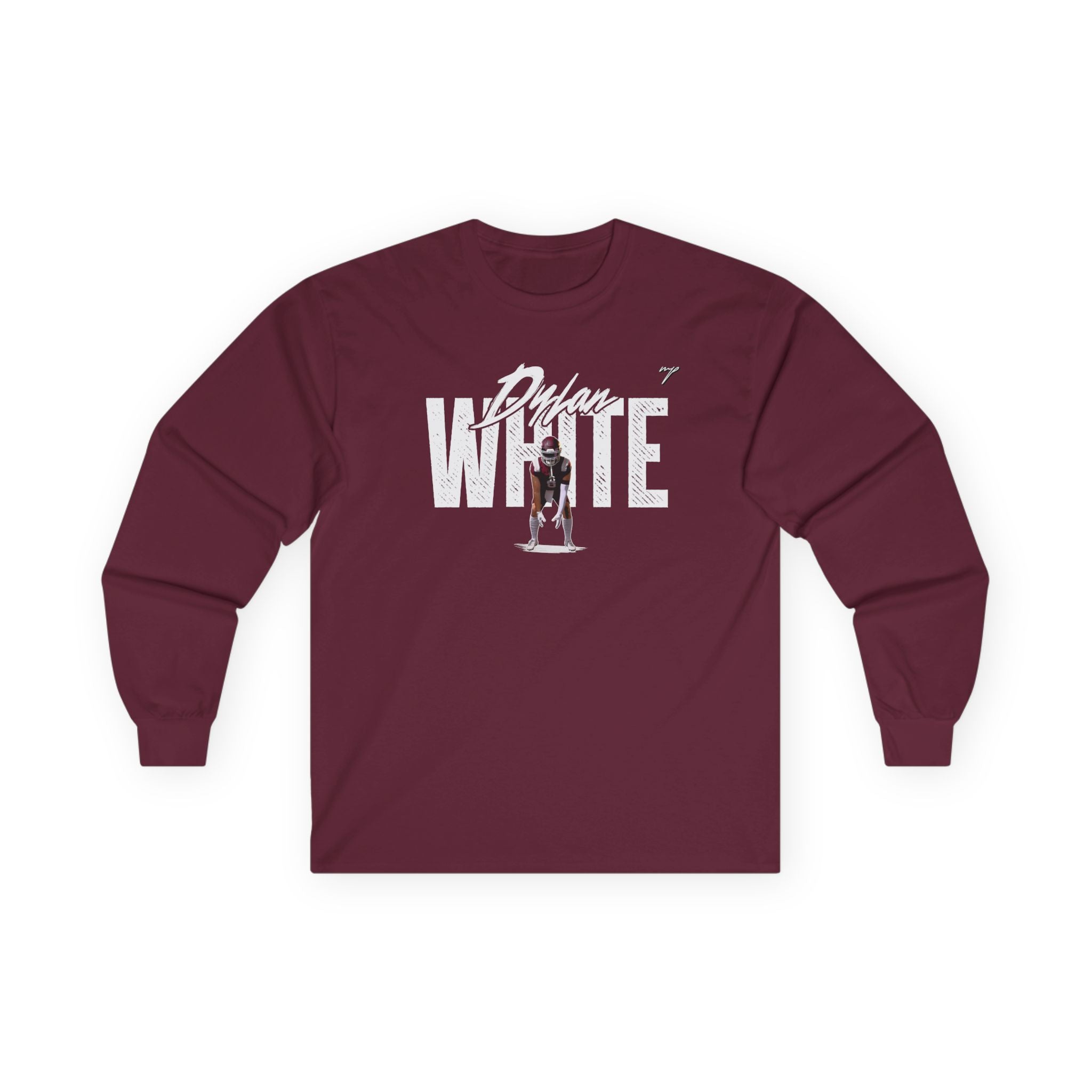 Dylan White Long Sleeve Tee