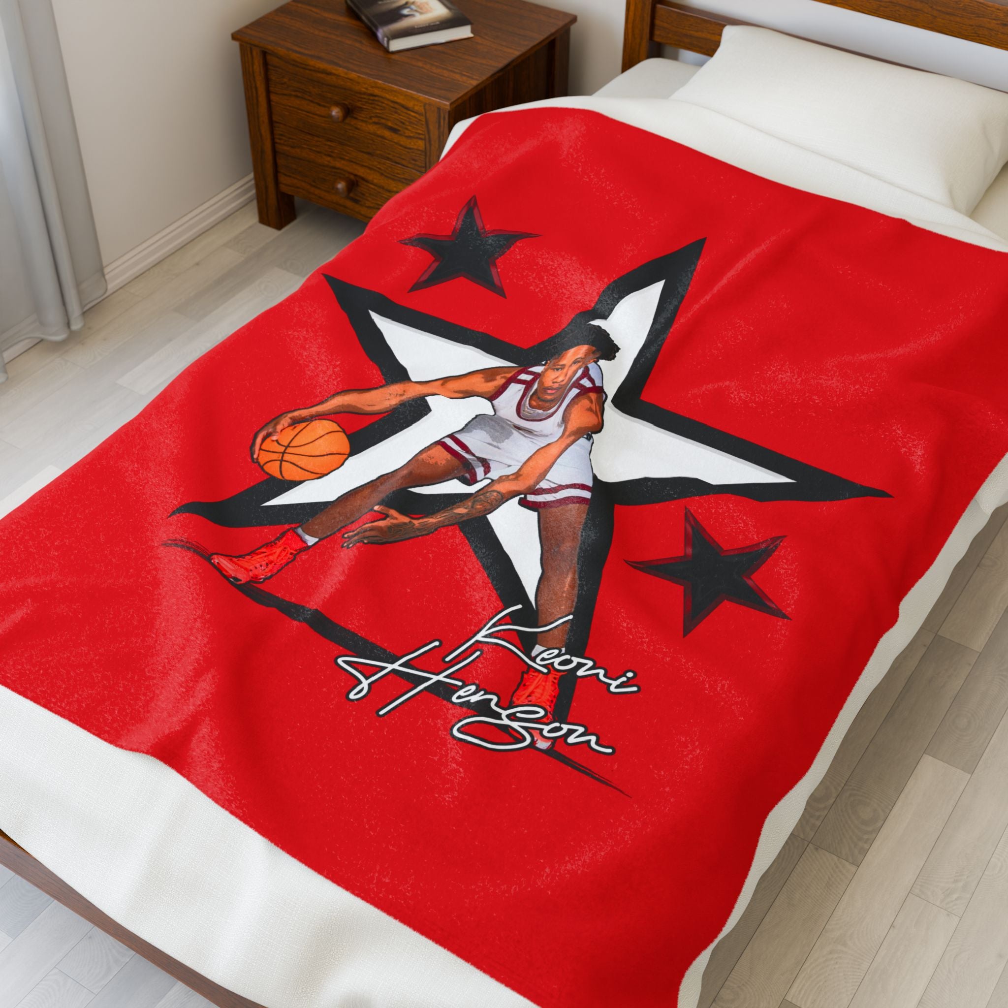 Keoni Henson Velveteen Plush Blanket