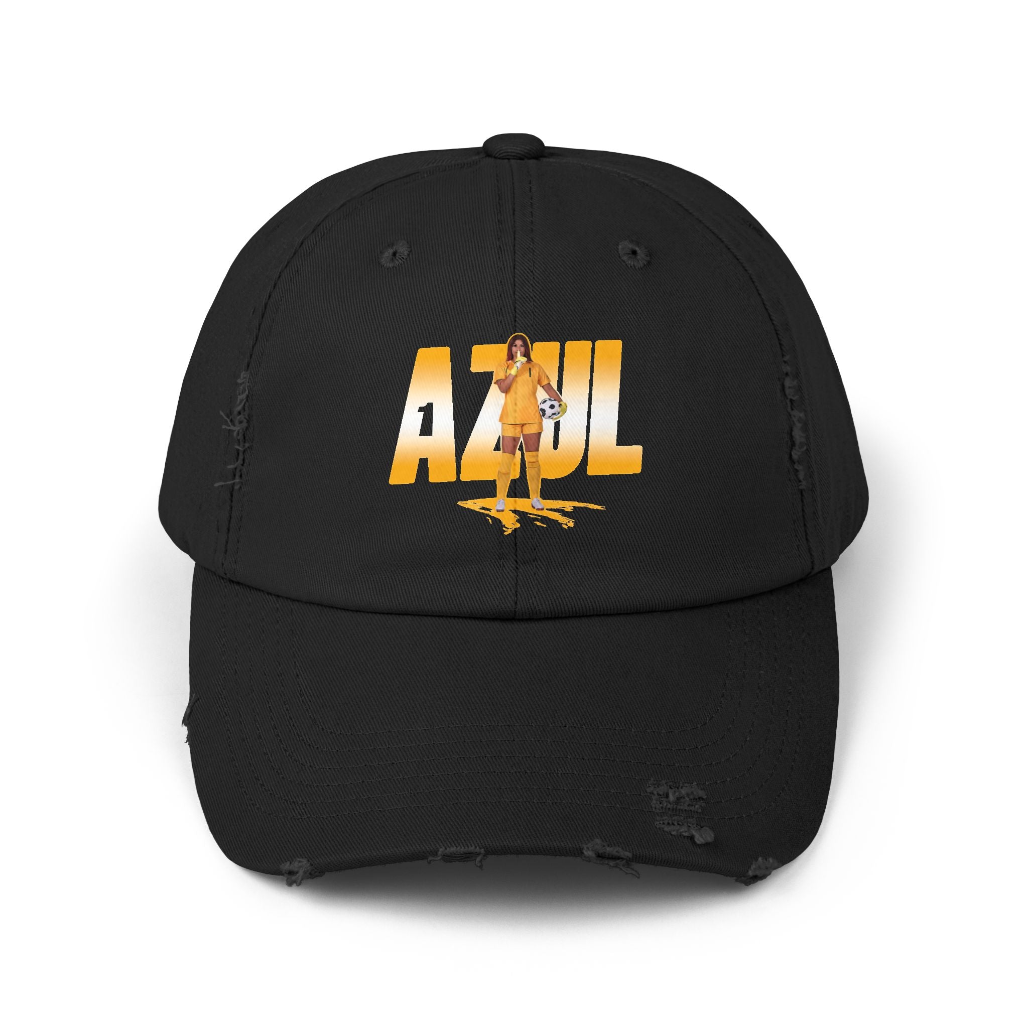 Azul Alvarez Distressed Dad Cap