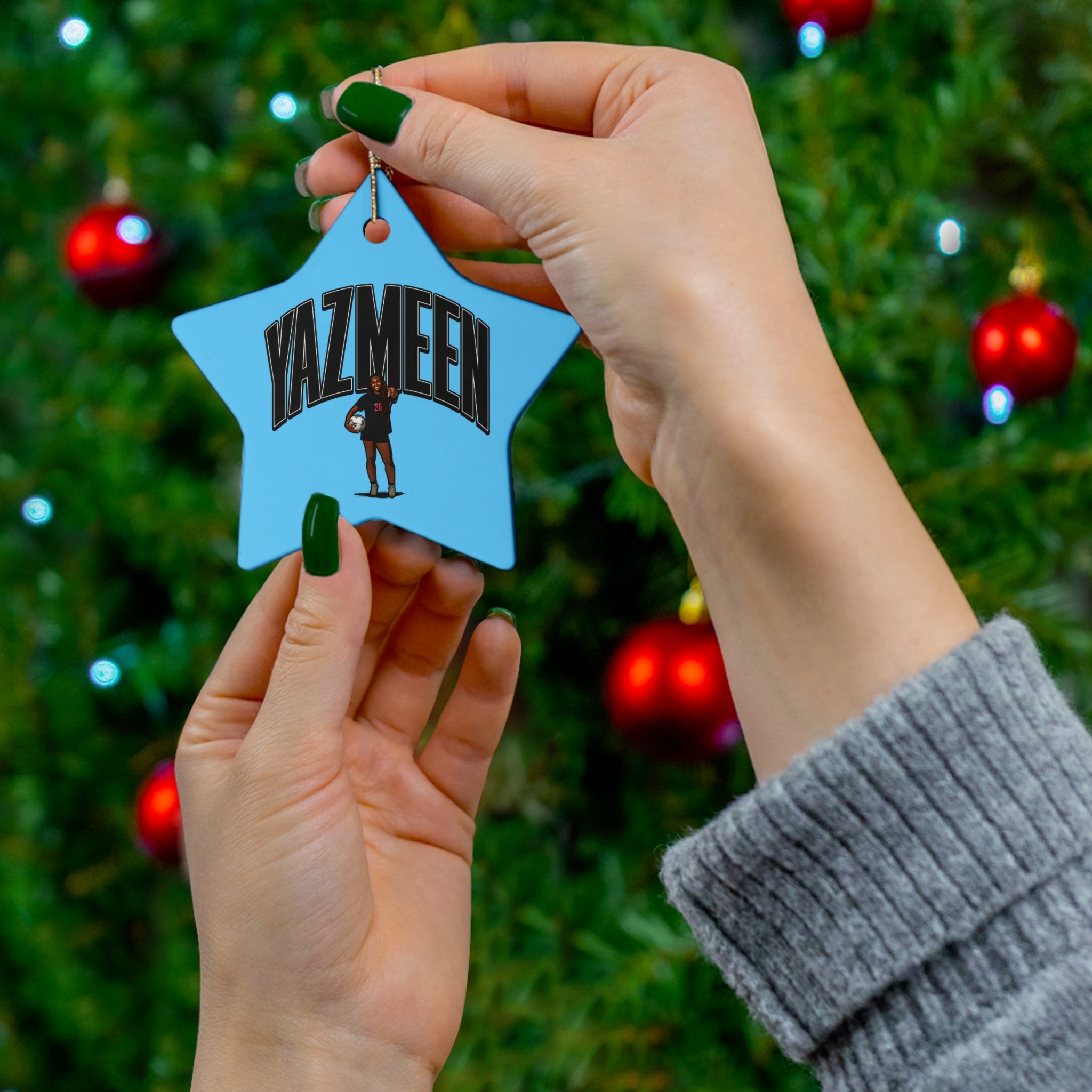 Yazmeen Smith Ceramic Ornament