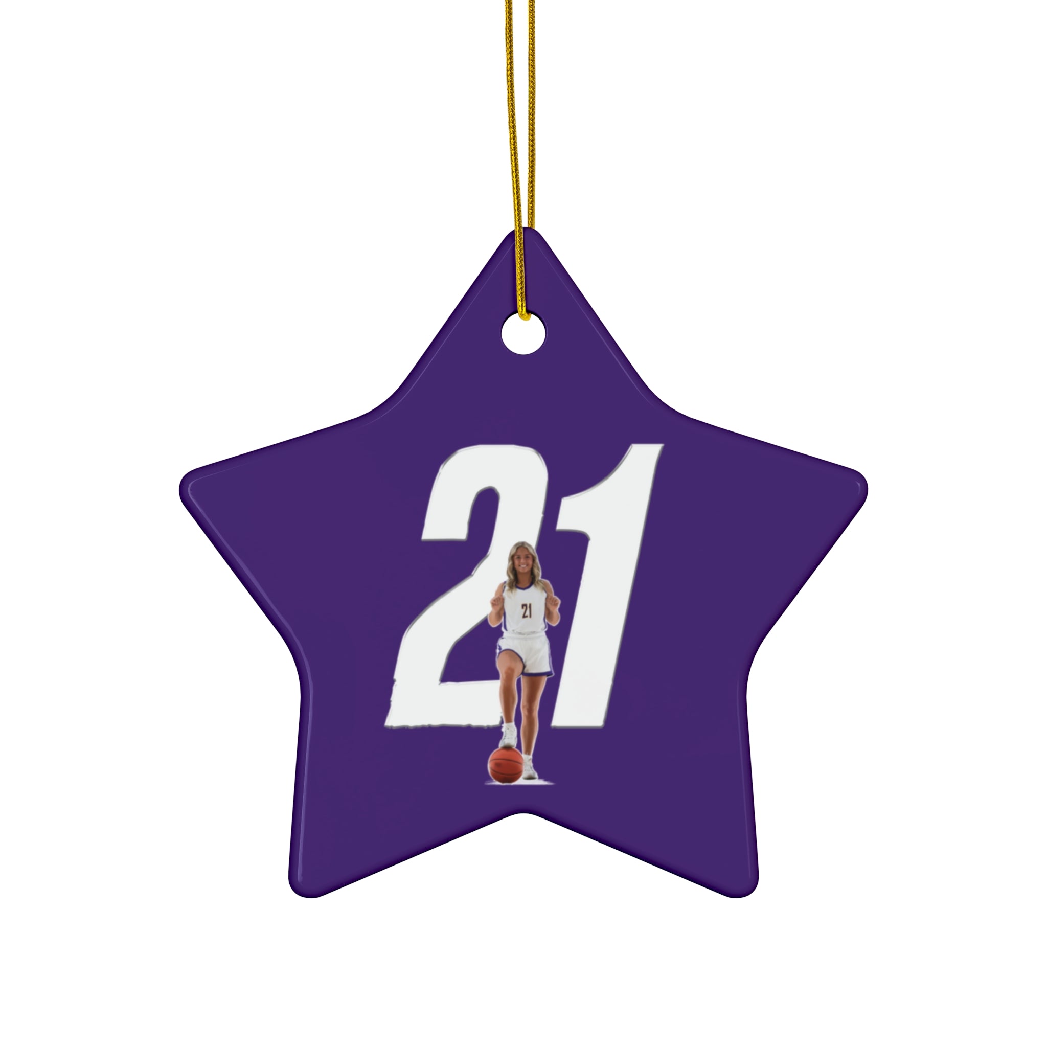 Mya Skelton Ceramic Ornament