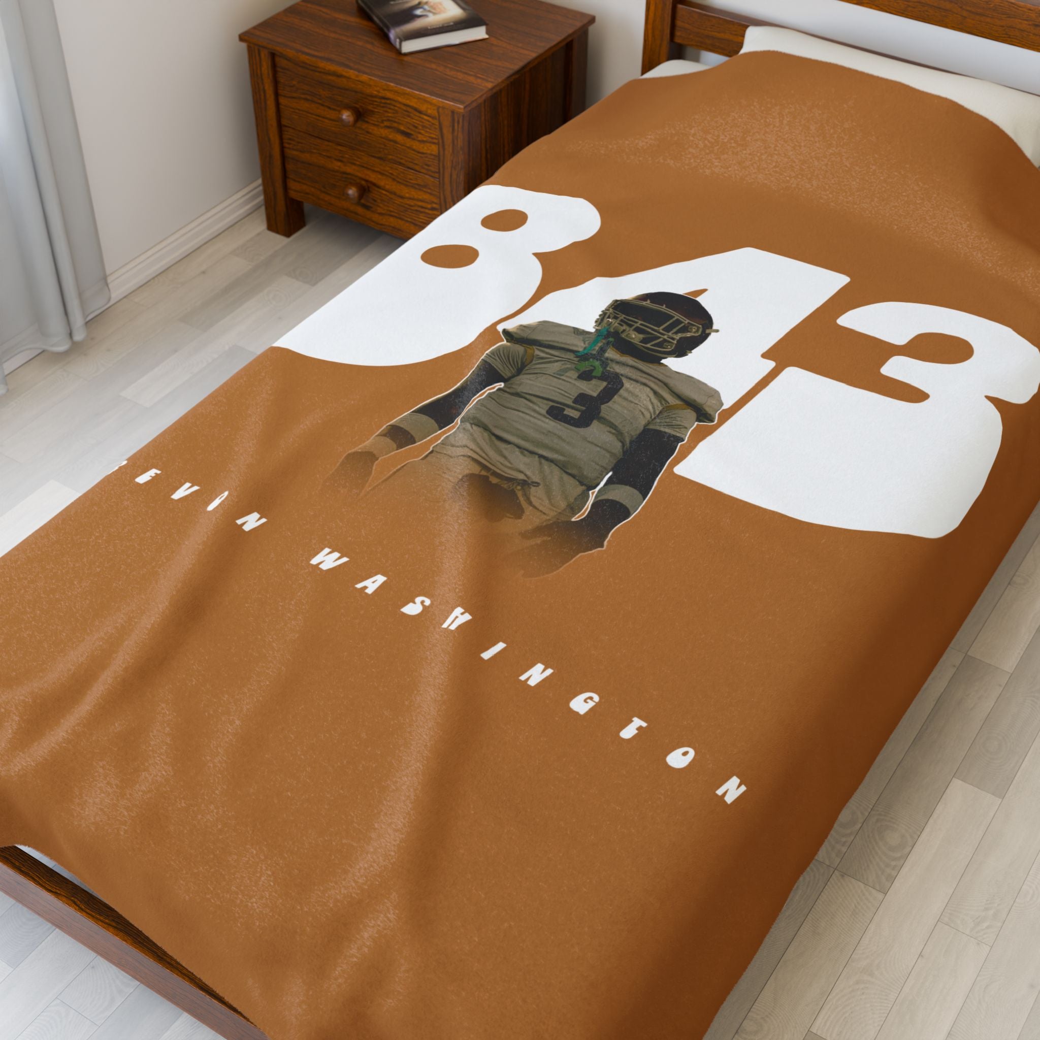 Trevon Washington Velveteen Plush Blanket