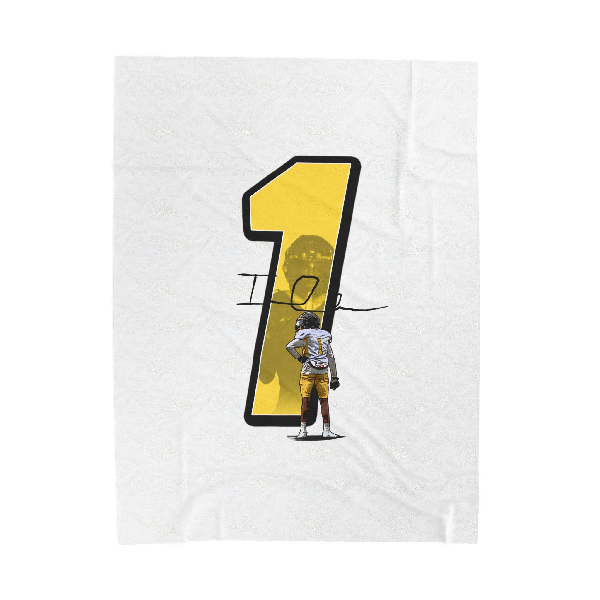 Isaiah Steward Velveteen Plush Blanket