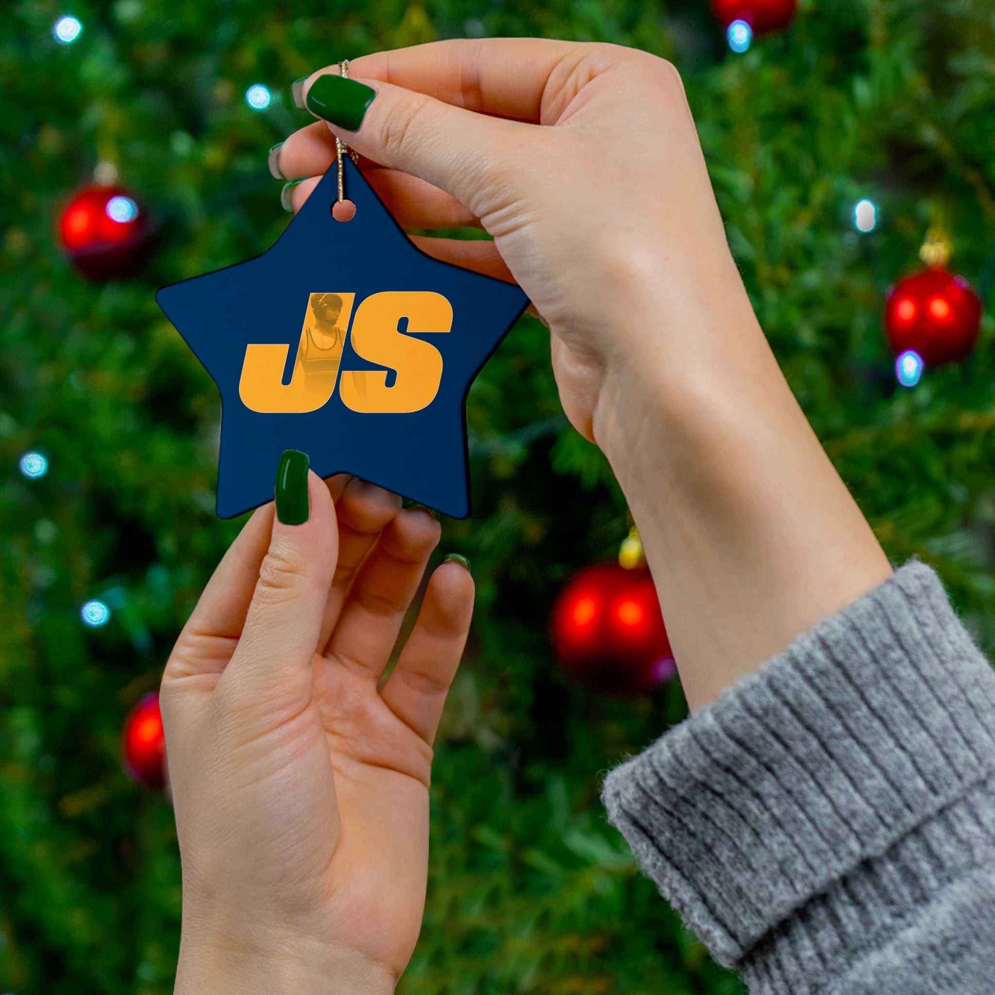 John Stewart Ceramic Ornament