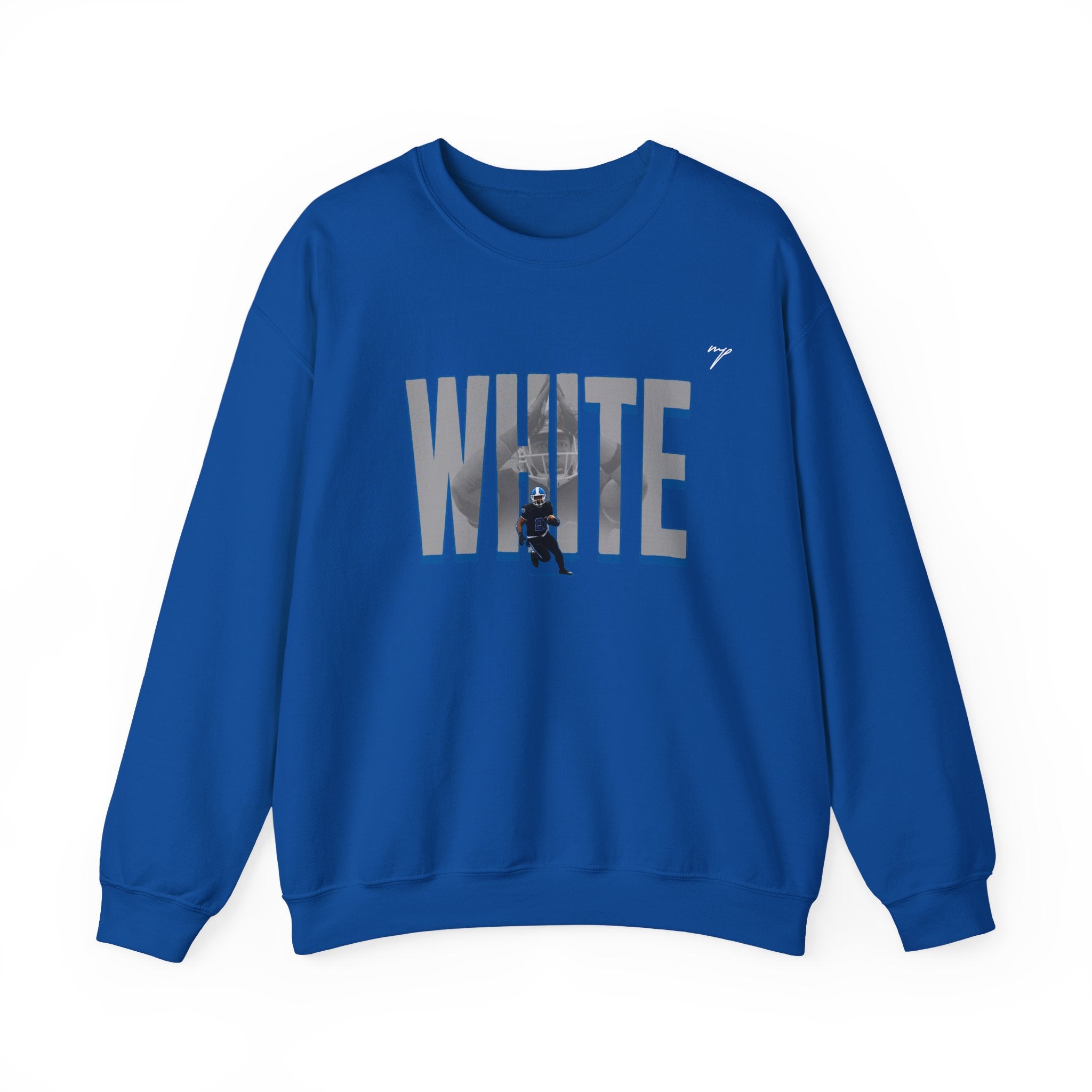 Trent White Crewneck