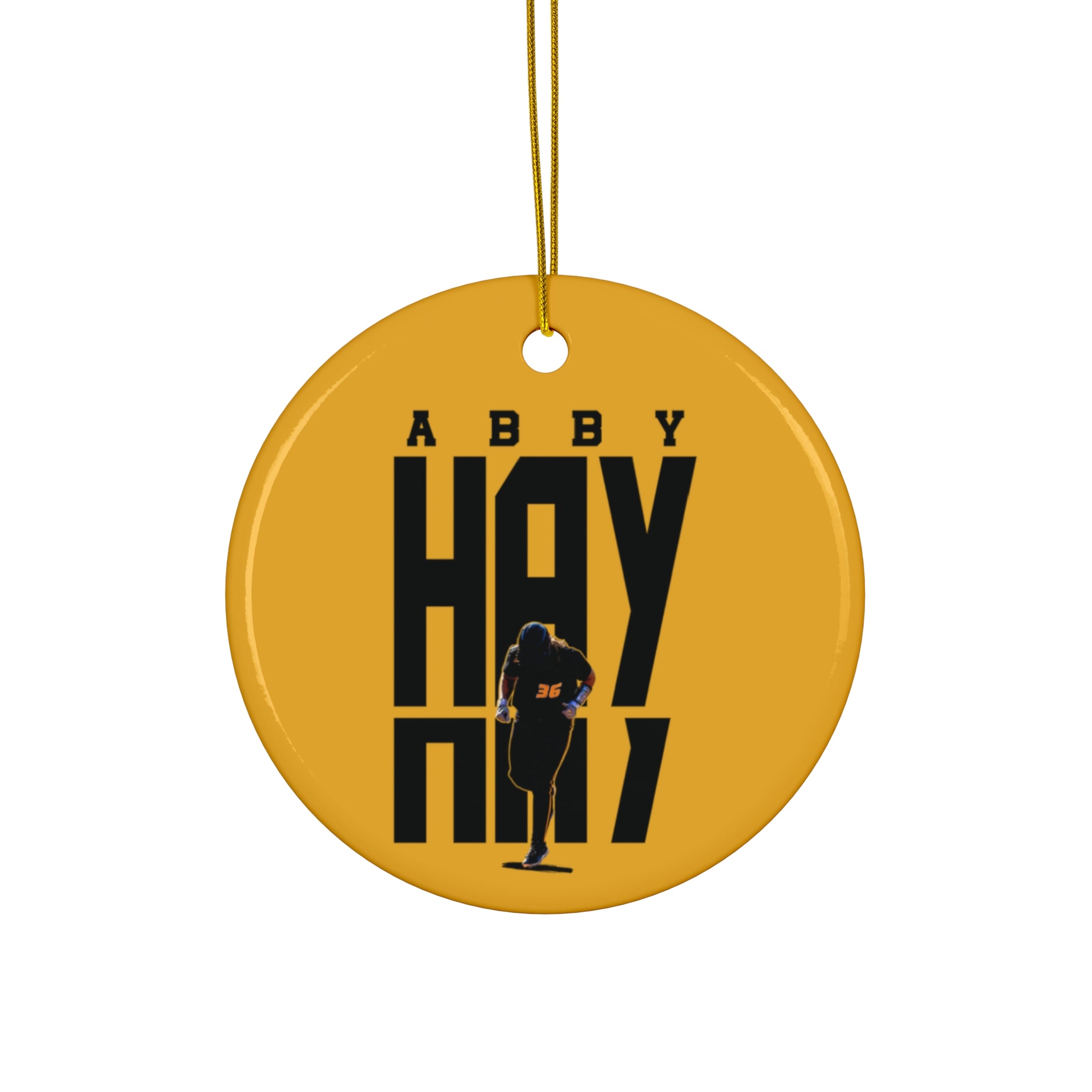 Abby Hay Ceramic Ornament