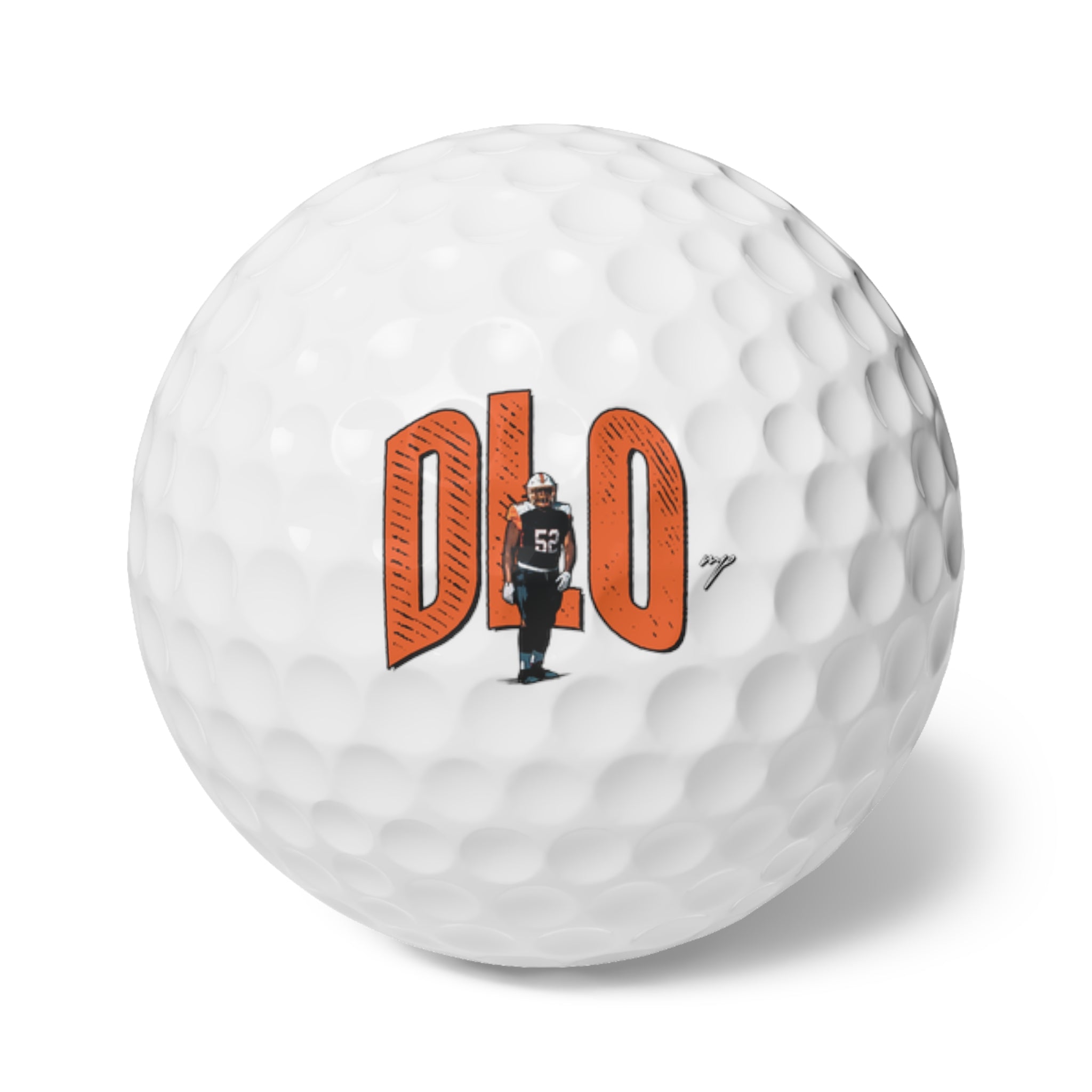 D Lo Golf Balls, 6pc