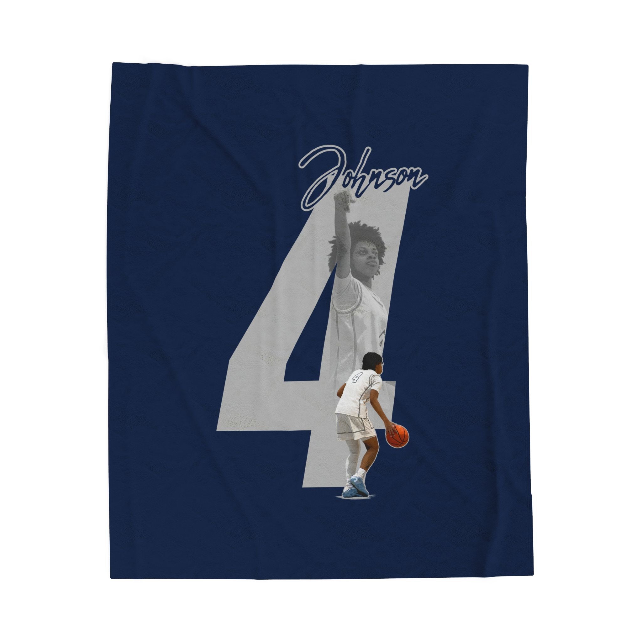 Tori Johnson Velveteen Plush Blanket