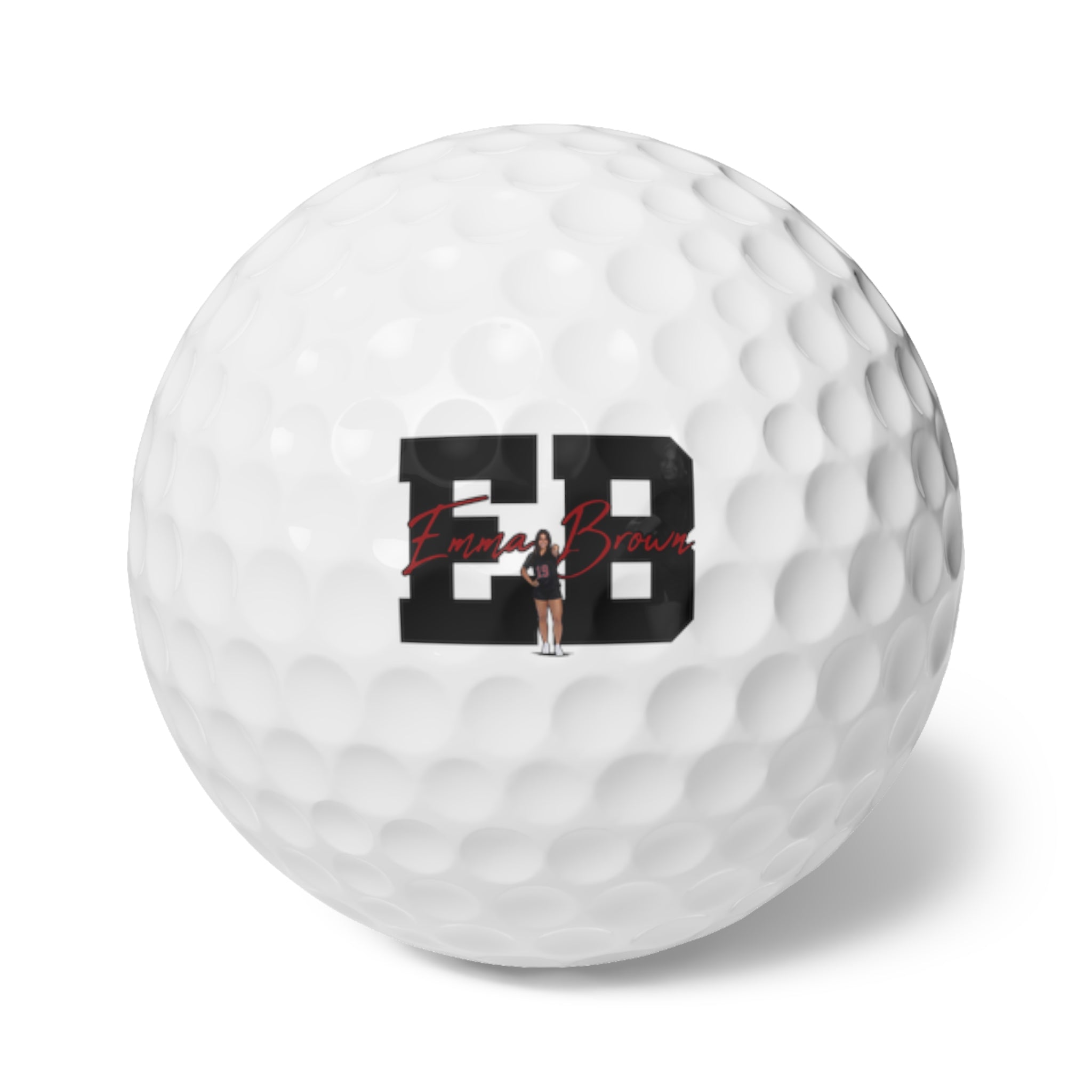 Emma Brown Golf Balls, 6pc