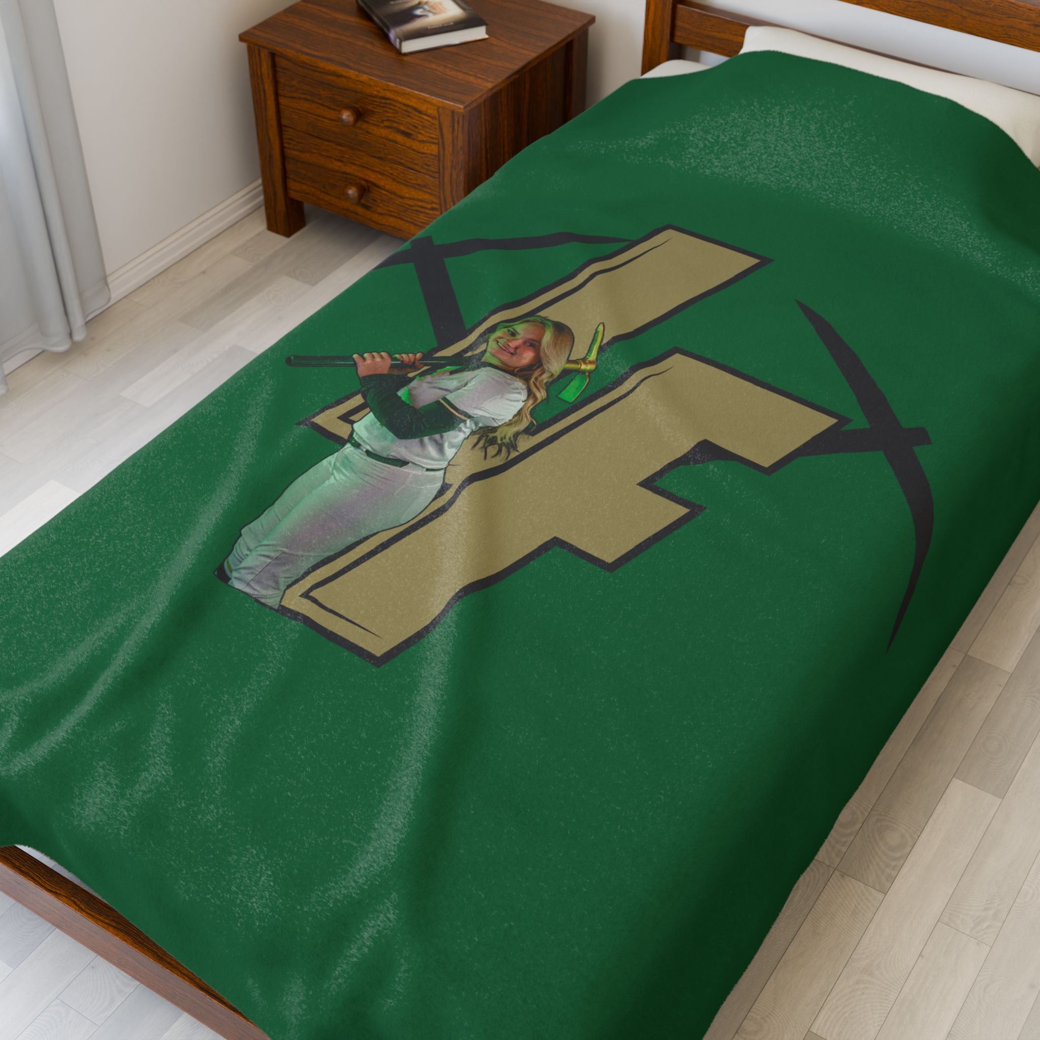 Lilly Fulghum Velveteen Plush Blanket