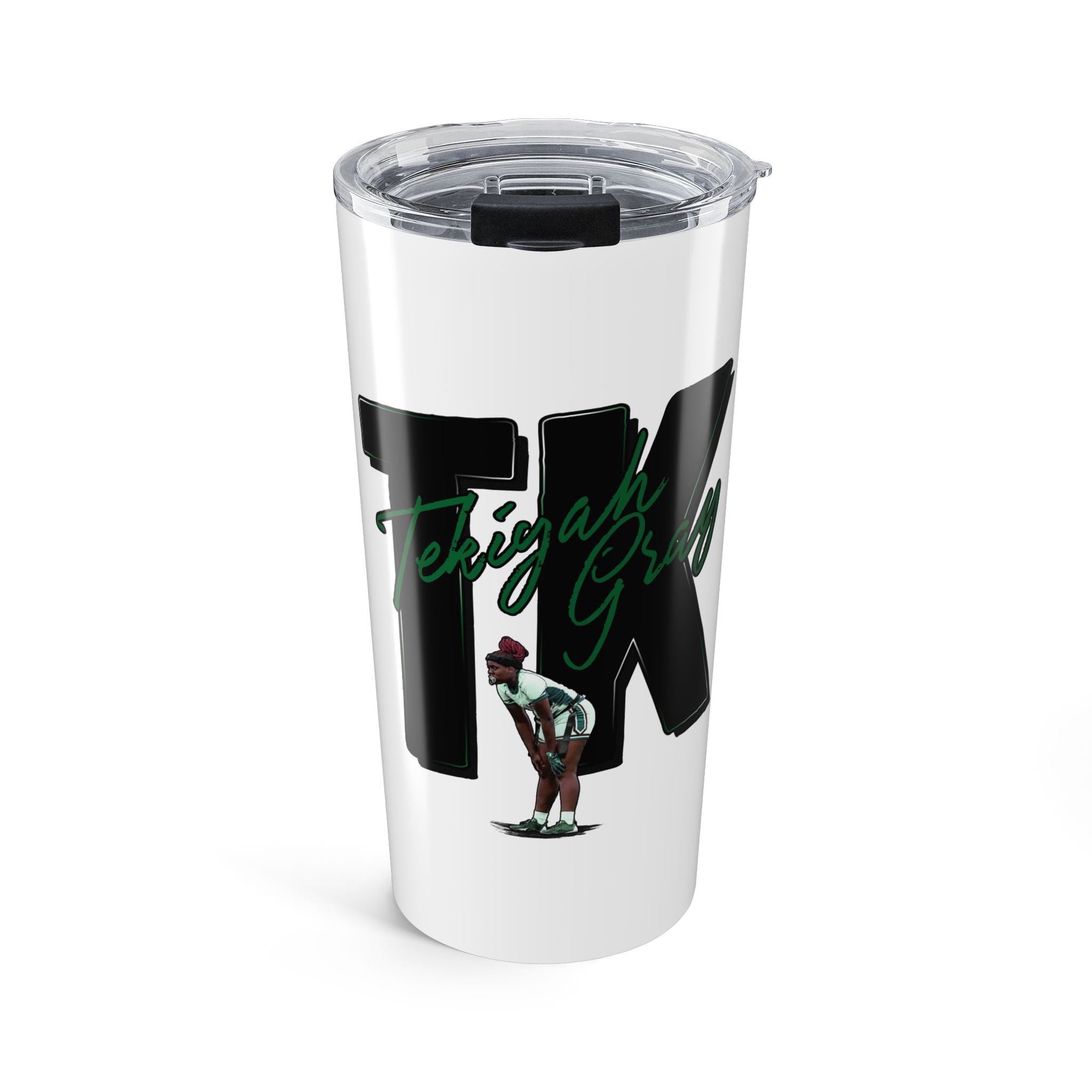 Tekiyah Gray Tumbler Mug
