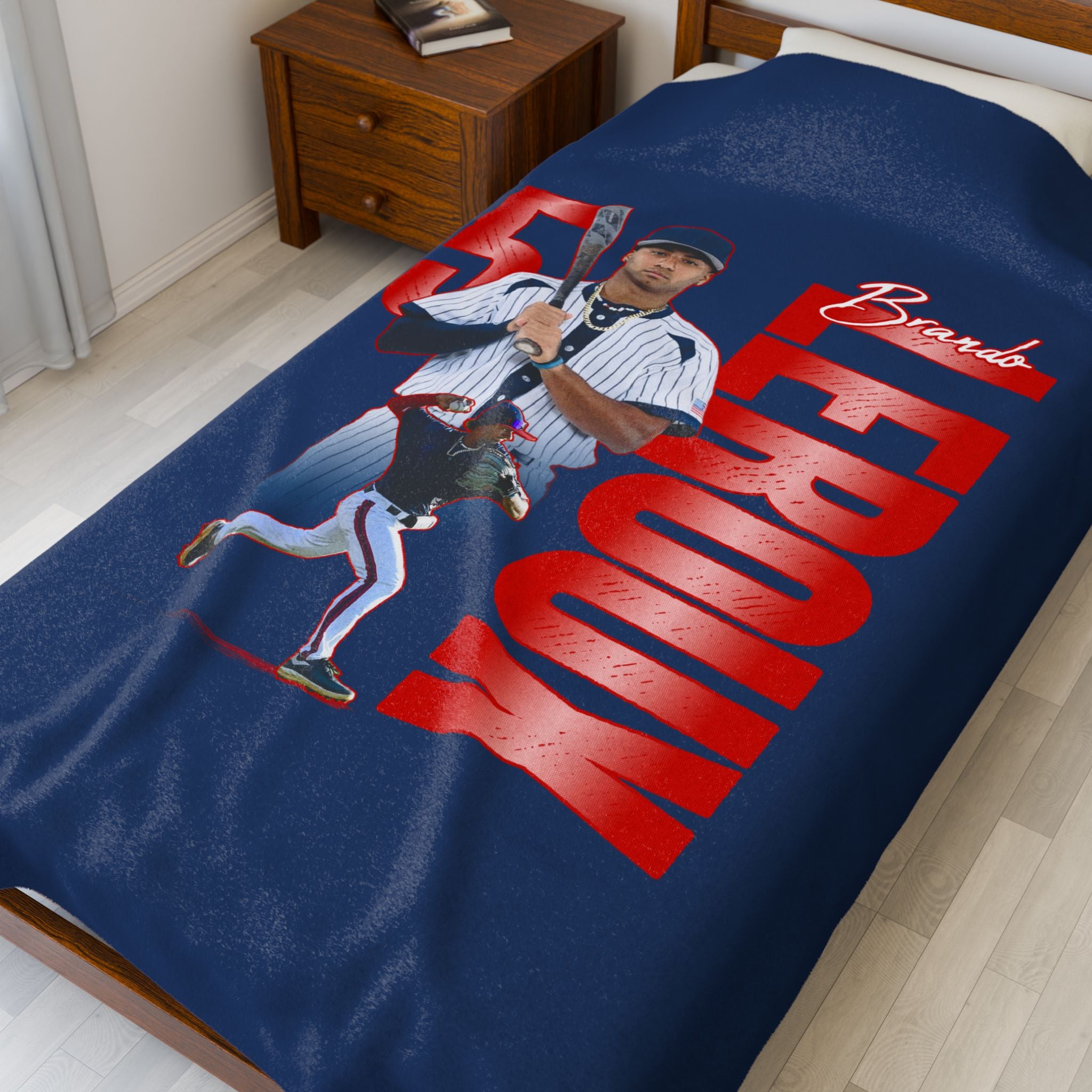 Brando Leroux Velveteen Plush Blanket