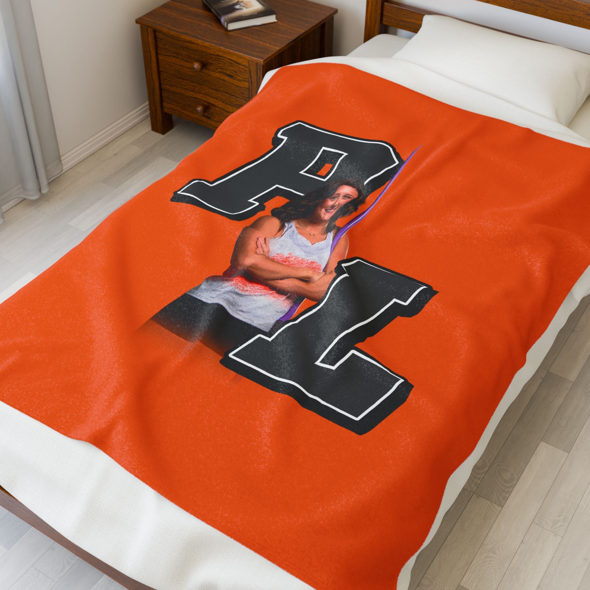 Payton Logan Velveteen Plush Blanket